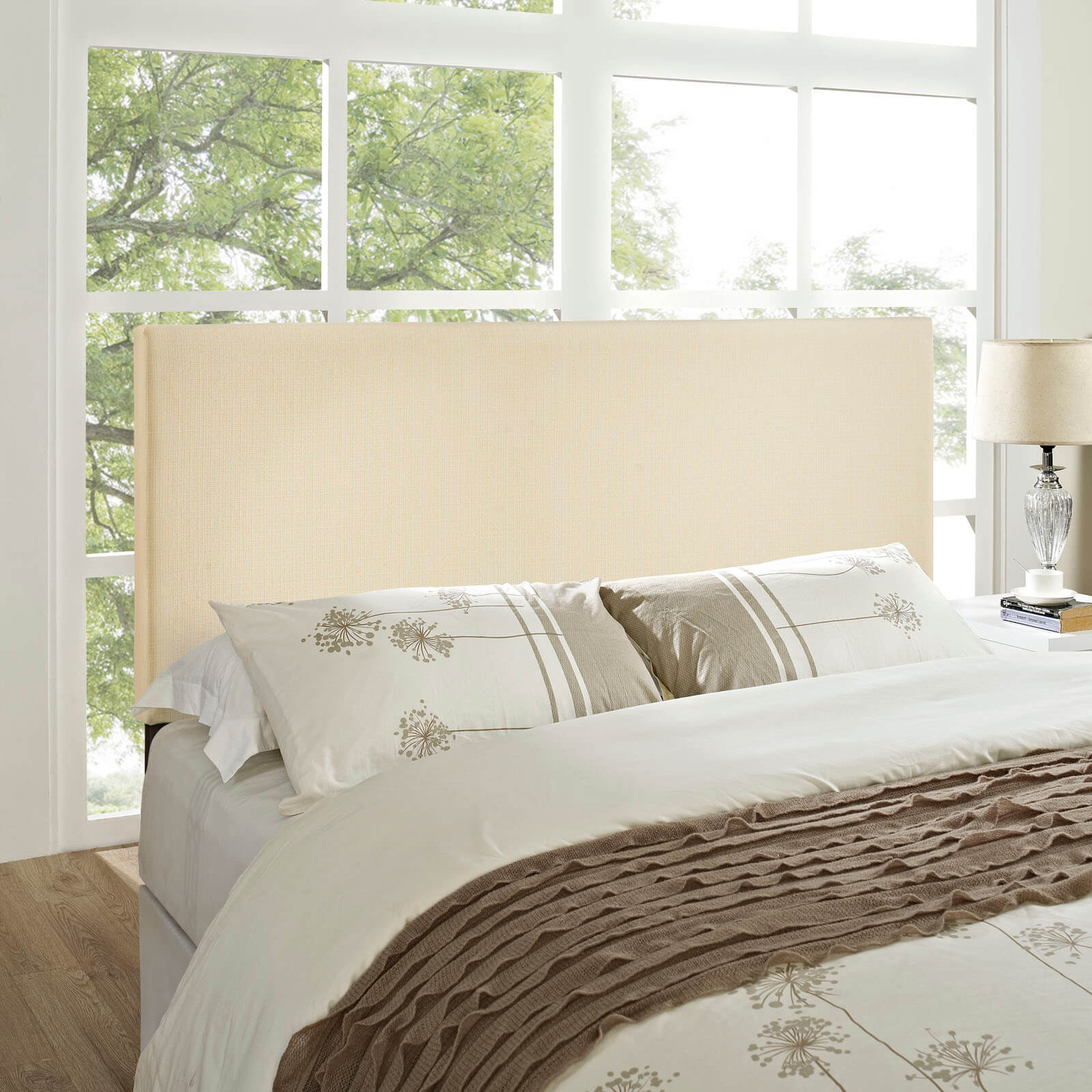 Region Queen Upholstered Headboard, Ivory by Modway Furniture
