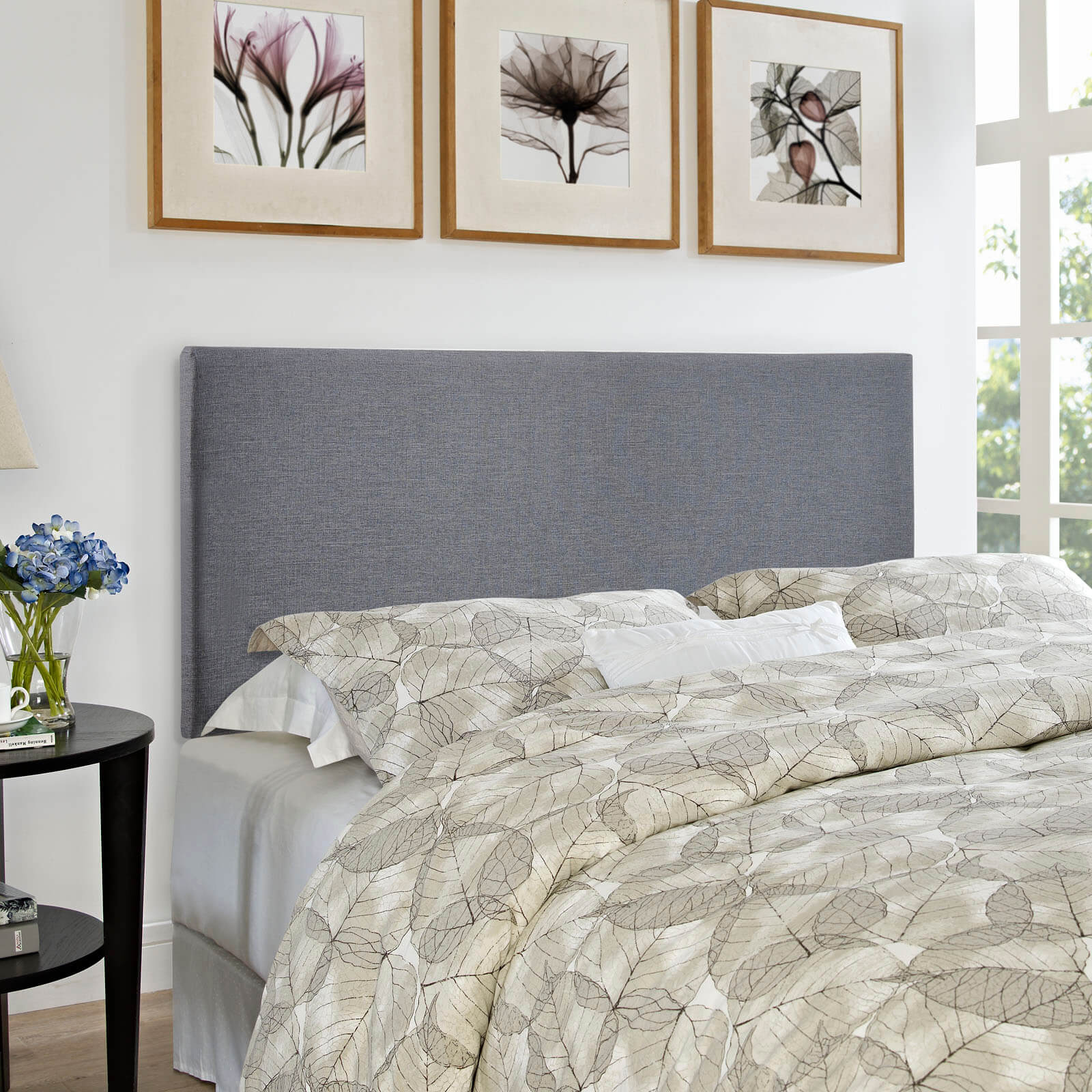 Region Queen Upholstered Headboard, Smoke by Modway Furniture