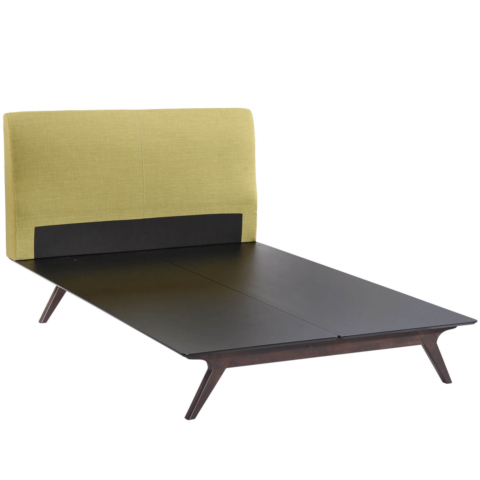 Tracy Queen Wood Bed, Green by Modway Furniture