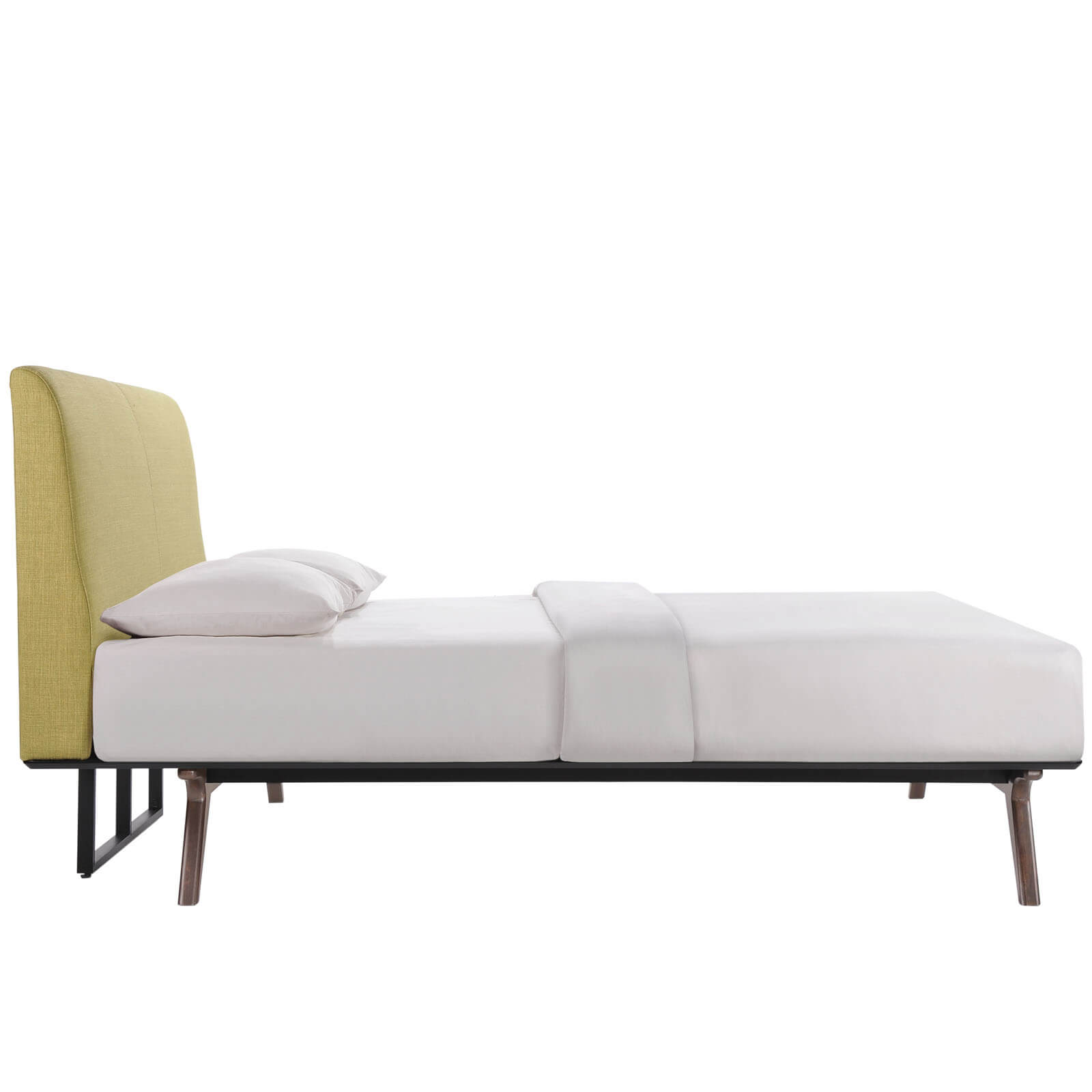 Tracy Queen Wood Bed, Green by Modway Furniture