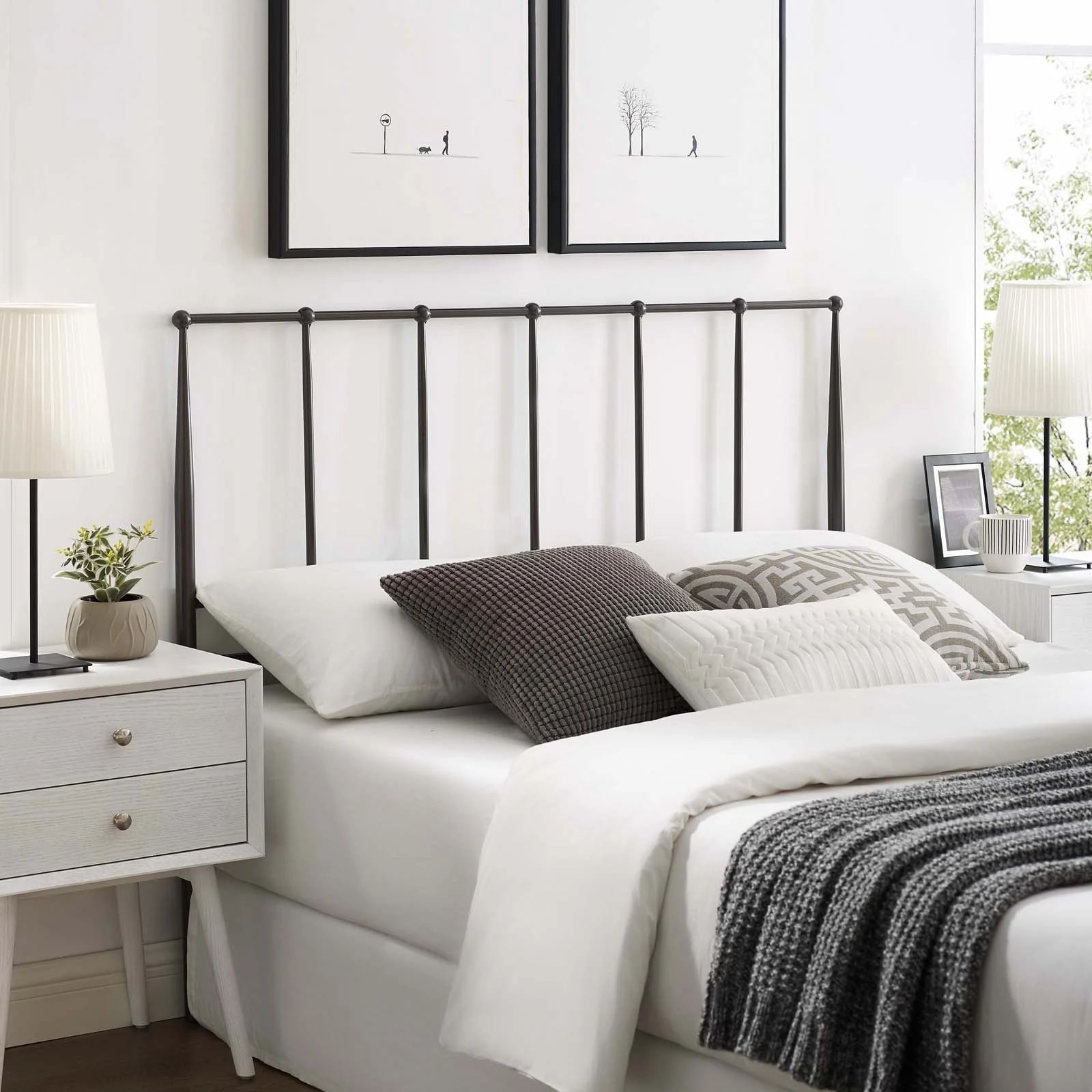 Kiana Metal Headboard