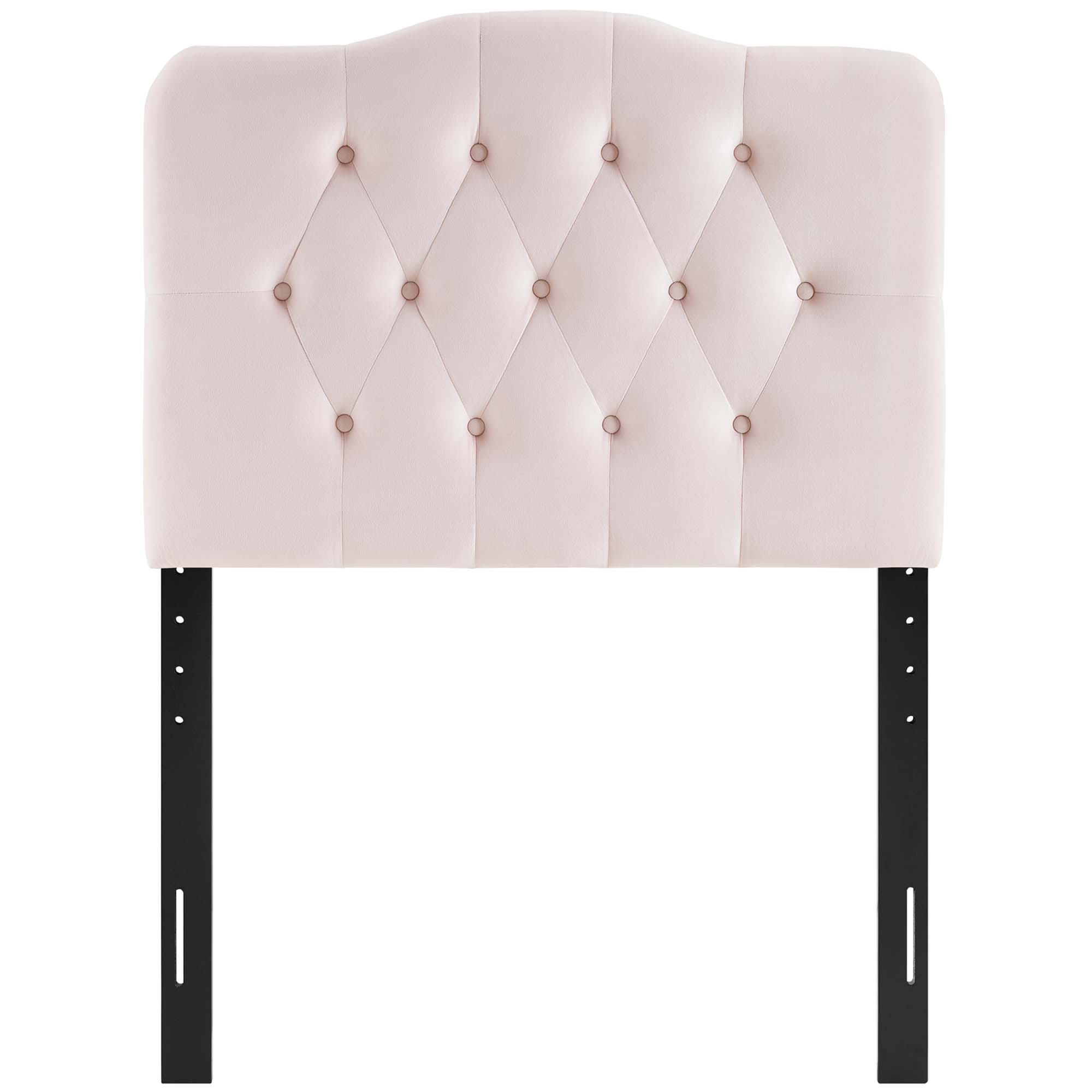 Annabel Diamond Tufted Performance Velvet Twin Headboard
