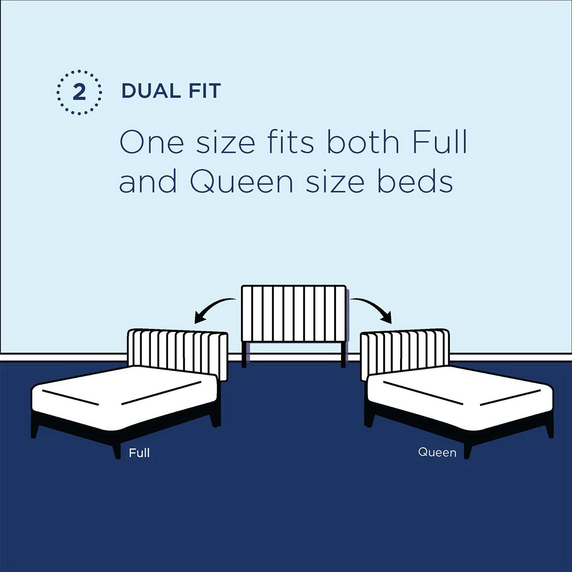 Alyson Angular Channel Tufted Performance Velvet Full/Queen Headboard