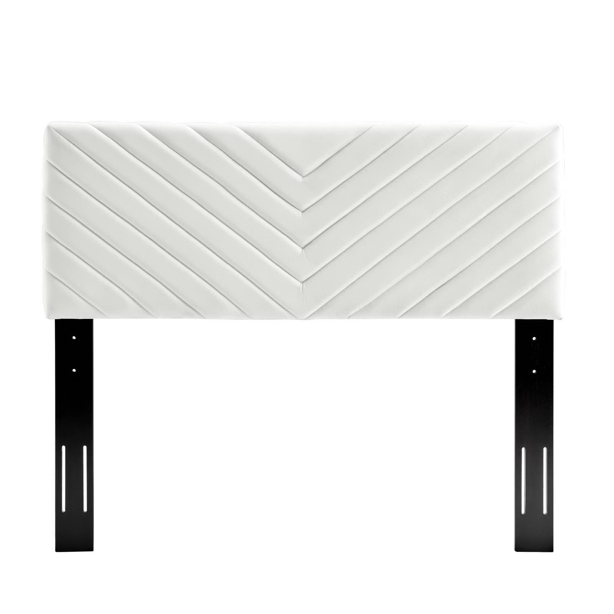 Alyson Angular Channel Tufted Performance Velvet King/California King Headboard