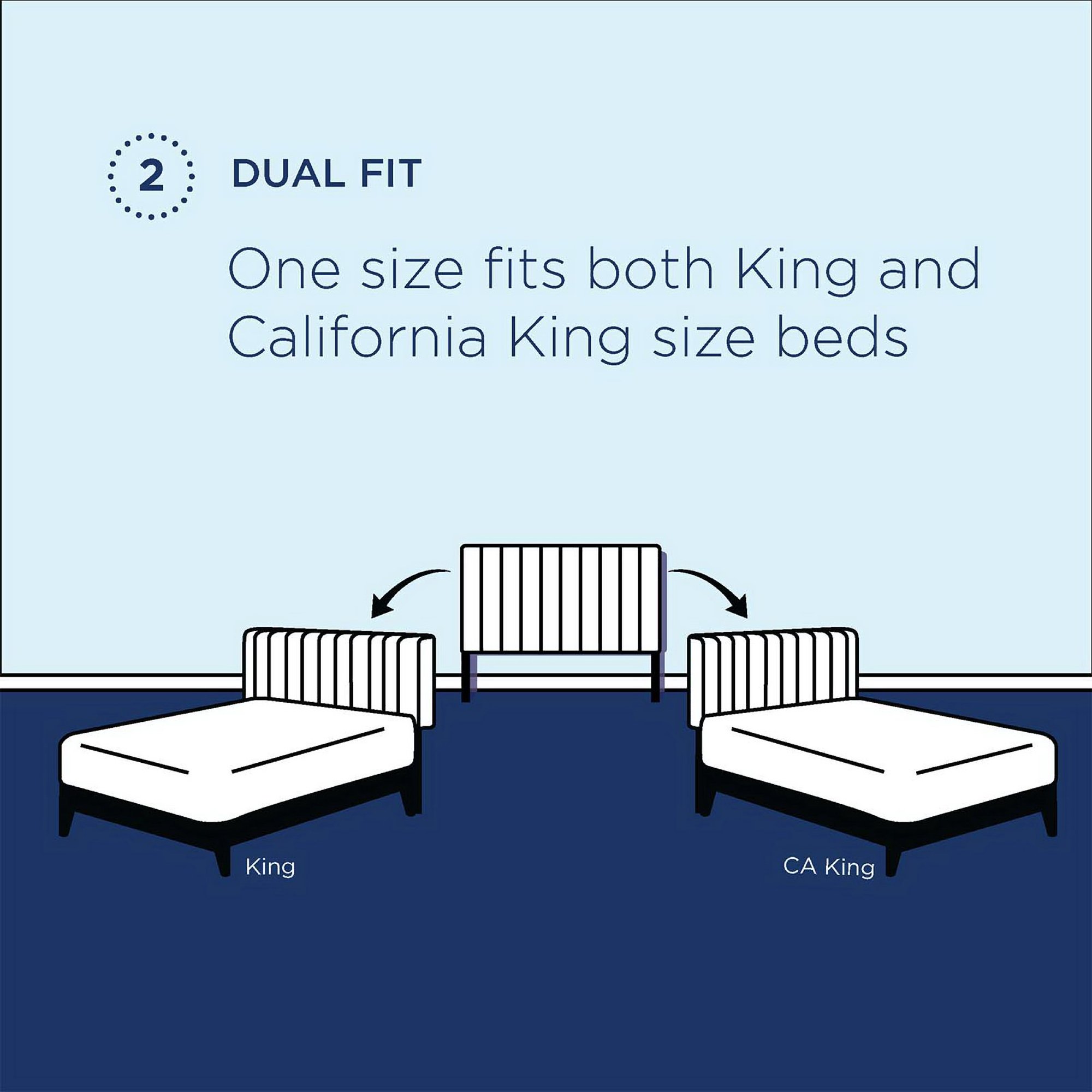 Alyson Angular Channel Tufted Performance Velvet King/California King Headboard
