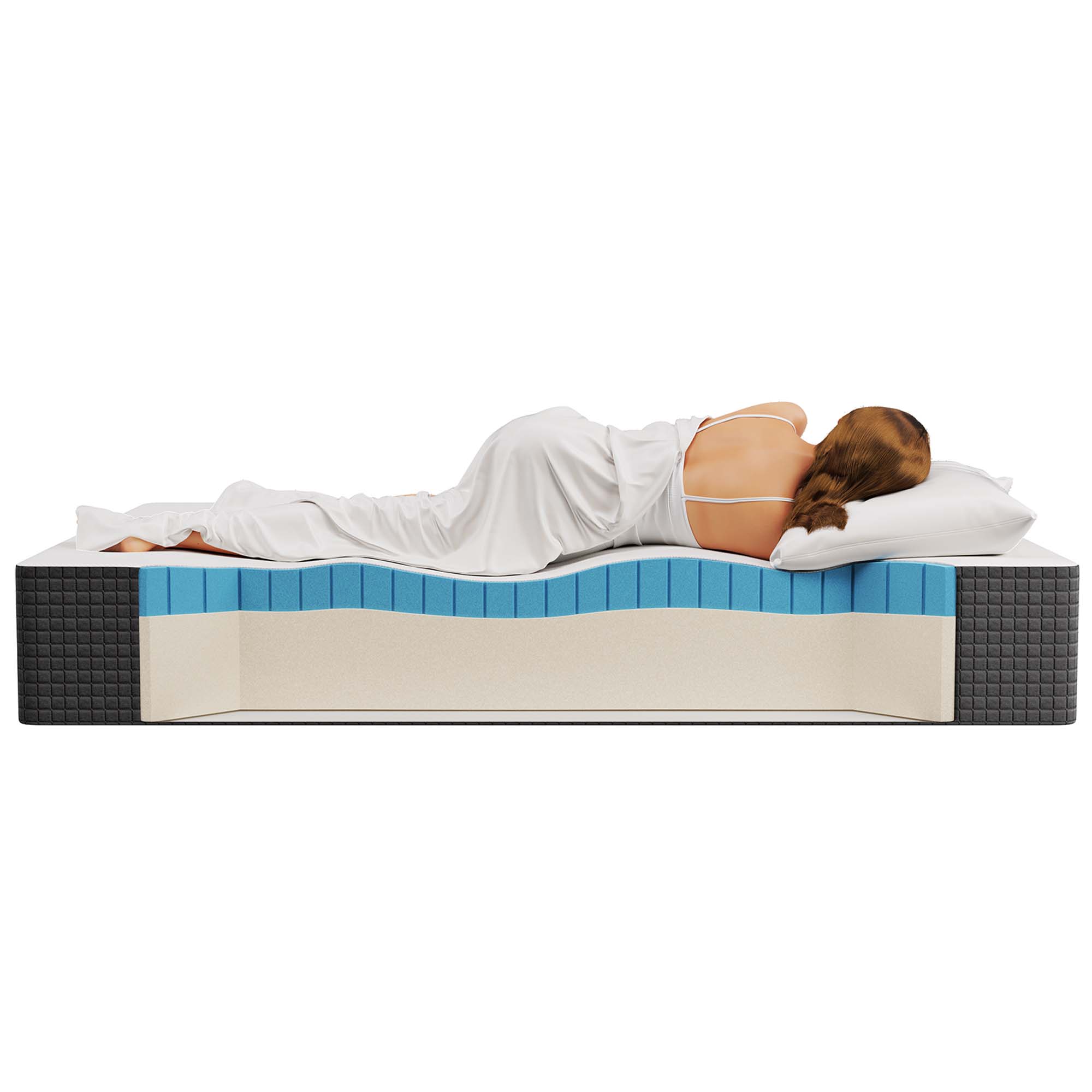 Aveline 12" Memory Foam King Mattress