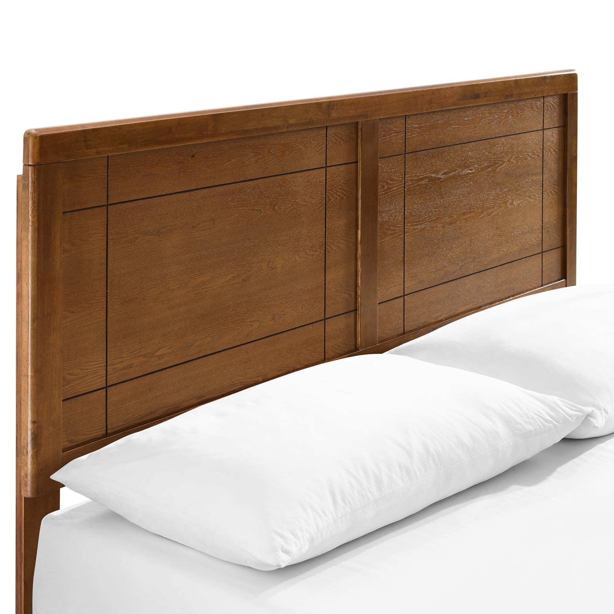 Marlee Wood King Platform Bed With Angular Frame