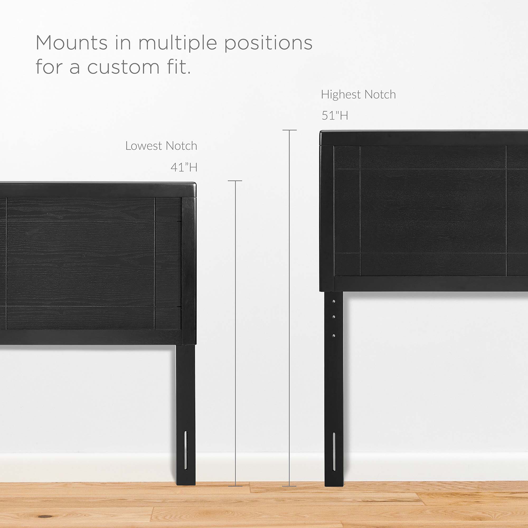 Marlee Wood King Platform Bed With Splayed Legs