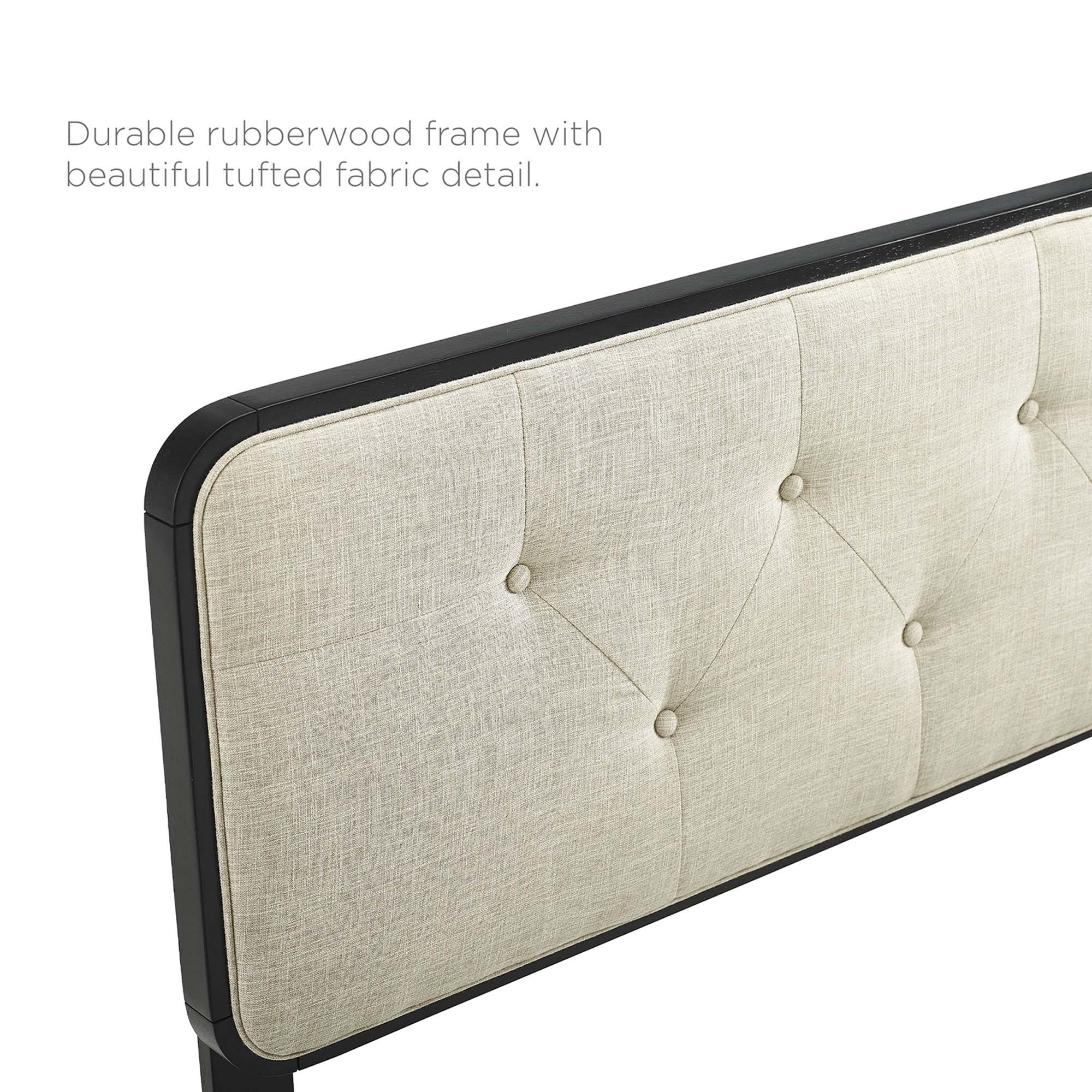 Bridgette Wood Full Platform Bed With Splayed Legs