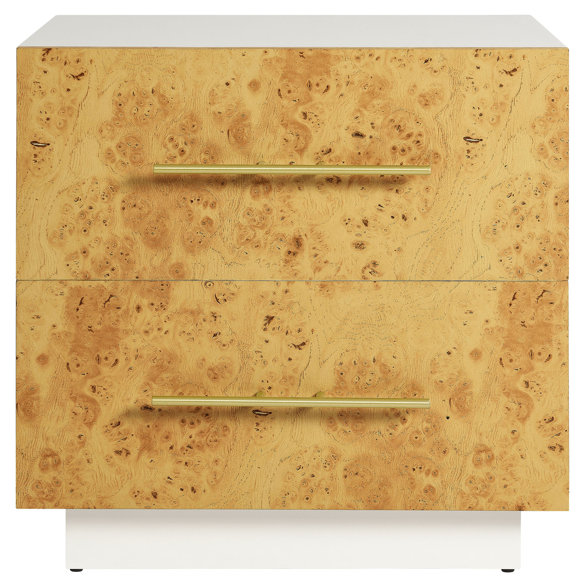 Abel 2-Drawer Wood Nightstand