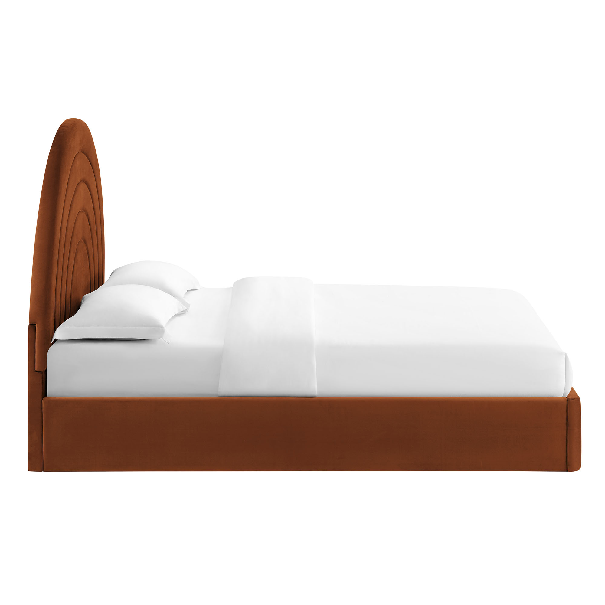 Solana King Size Performance Velvet Platform Bed