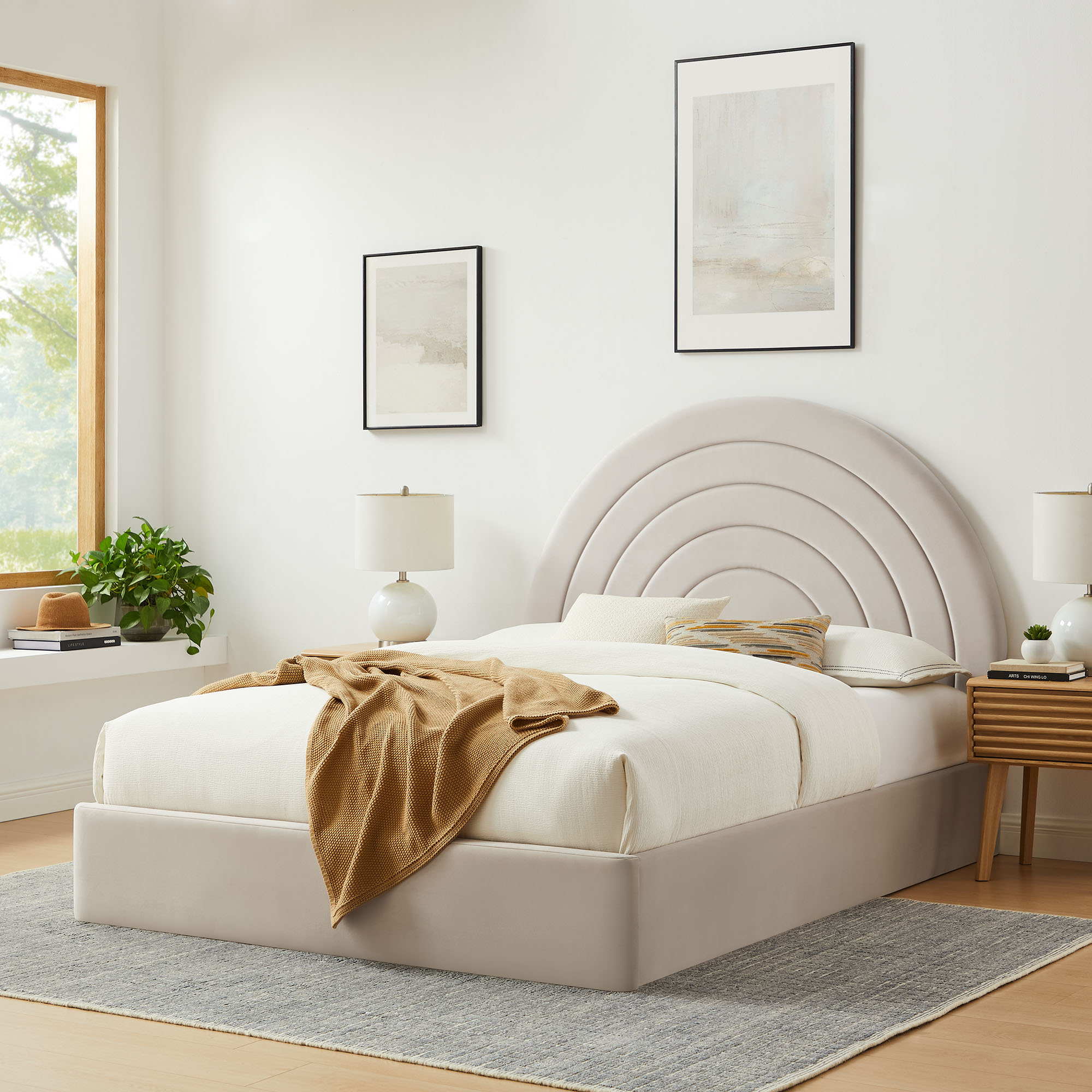 Modway - Solana Arched Performance Velvet Queen