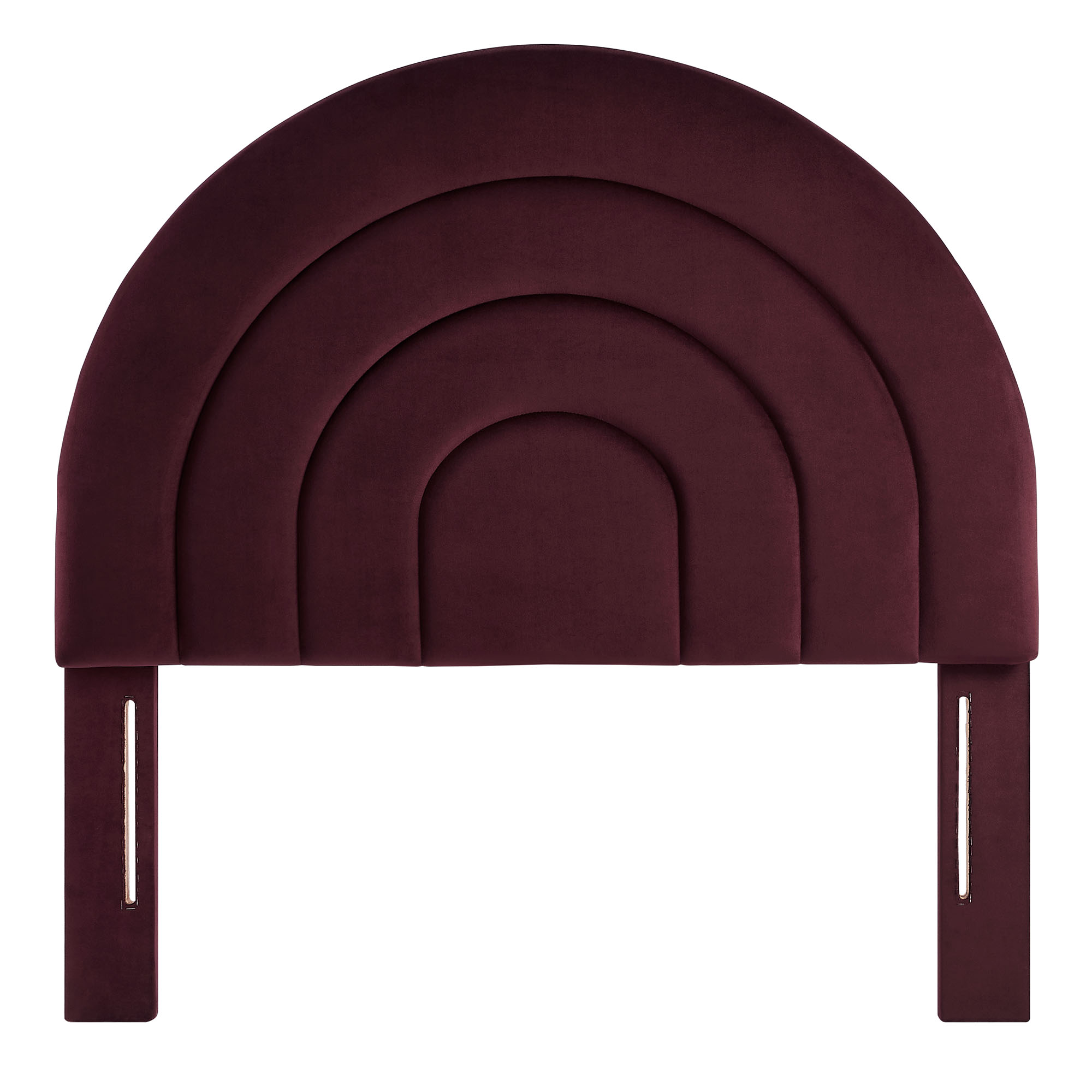 Modway Solana Velvet Twin Headboard, Mulberry