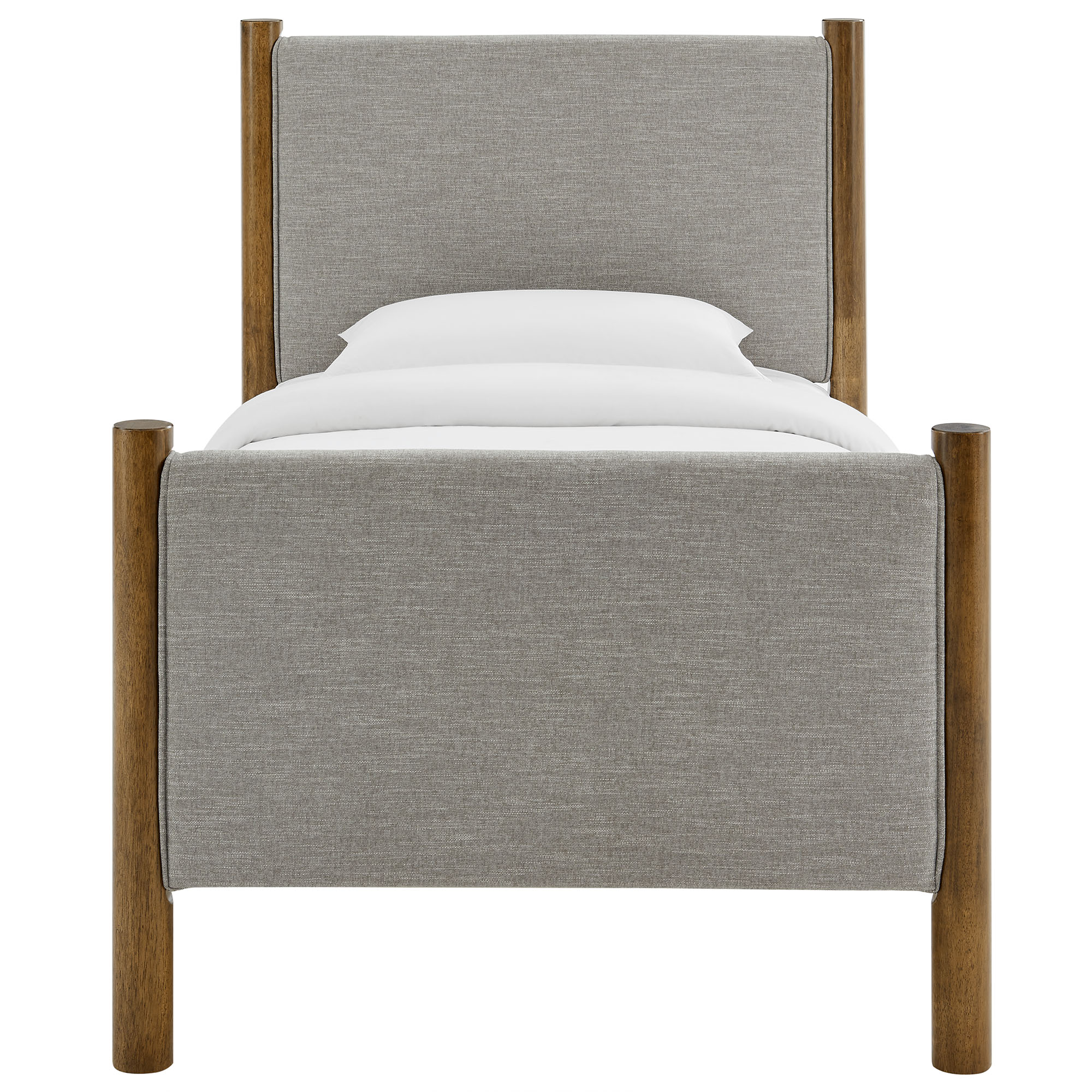 Maven Twin Size Fabric Upholstered Platform Bed