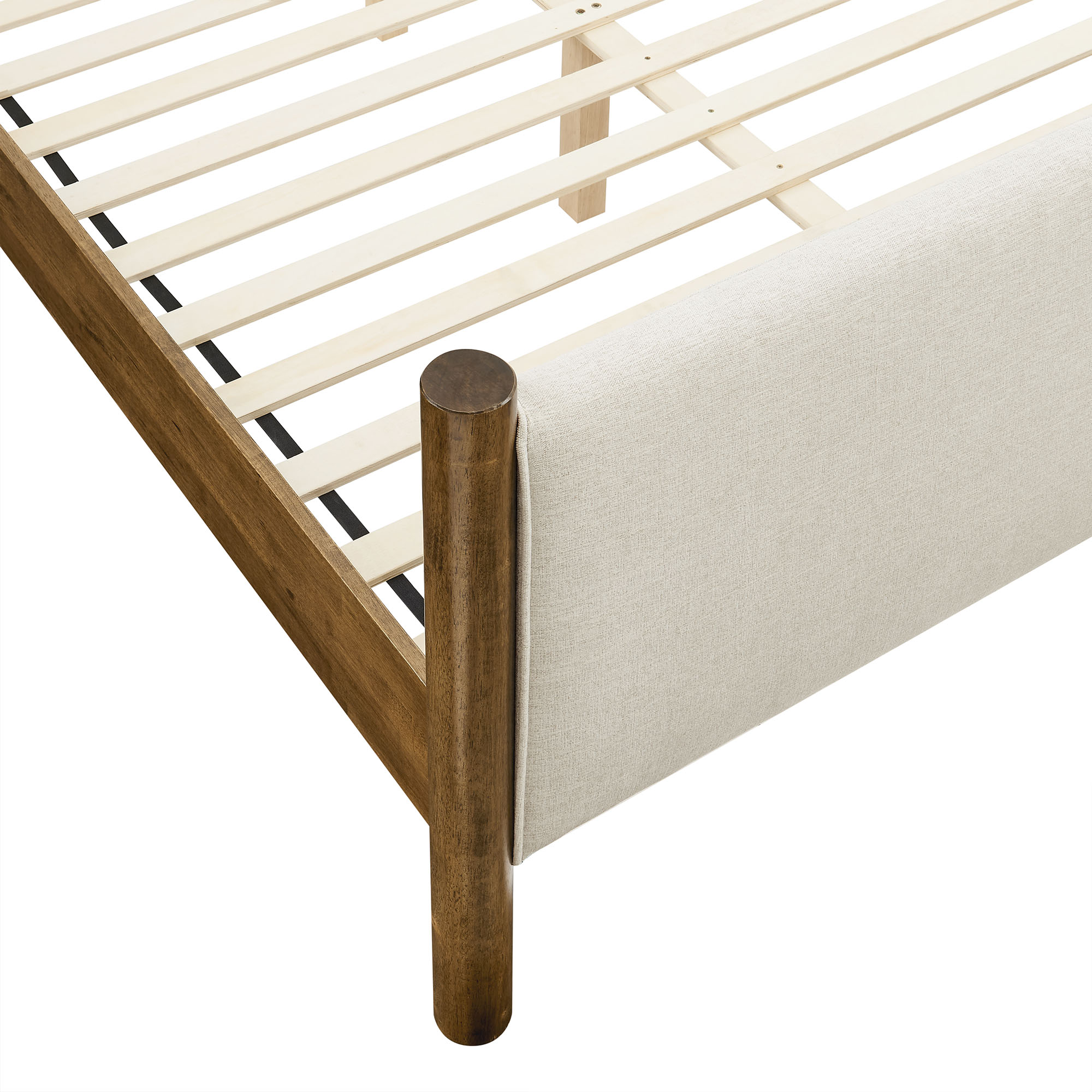 Maven Queen Size Fabric Upholstered Platform Bed