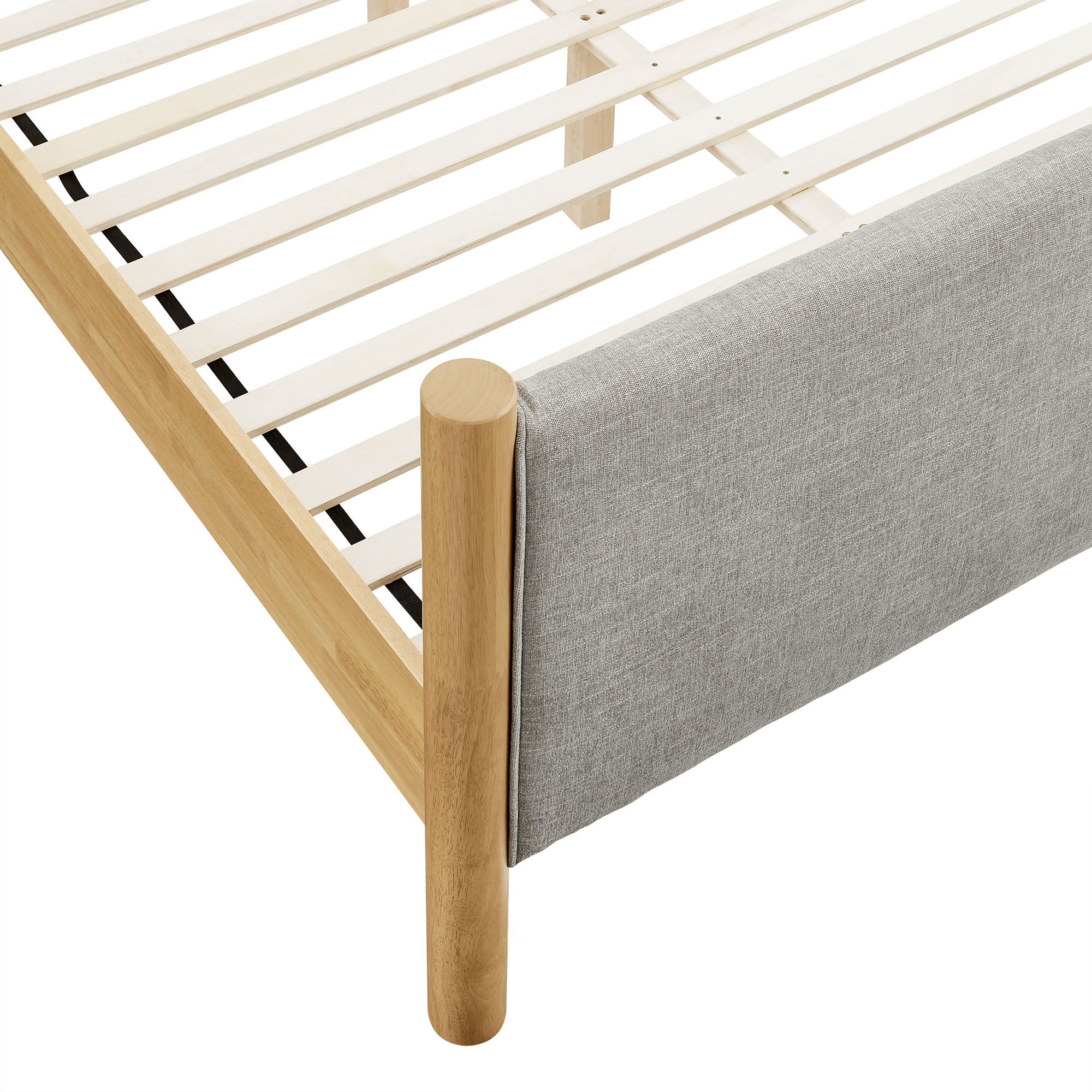 Maven Queen Size Fabric Upholstered Platform Bed