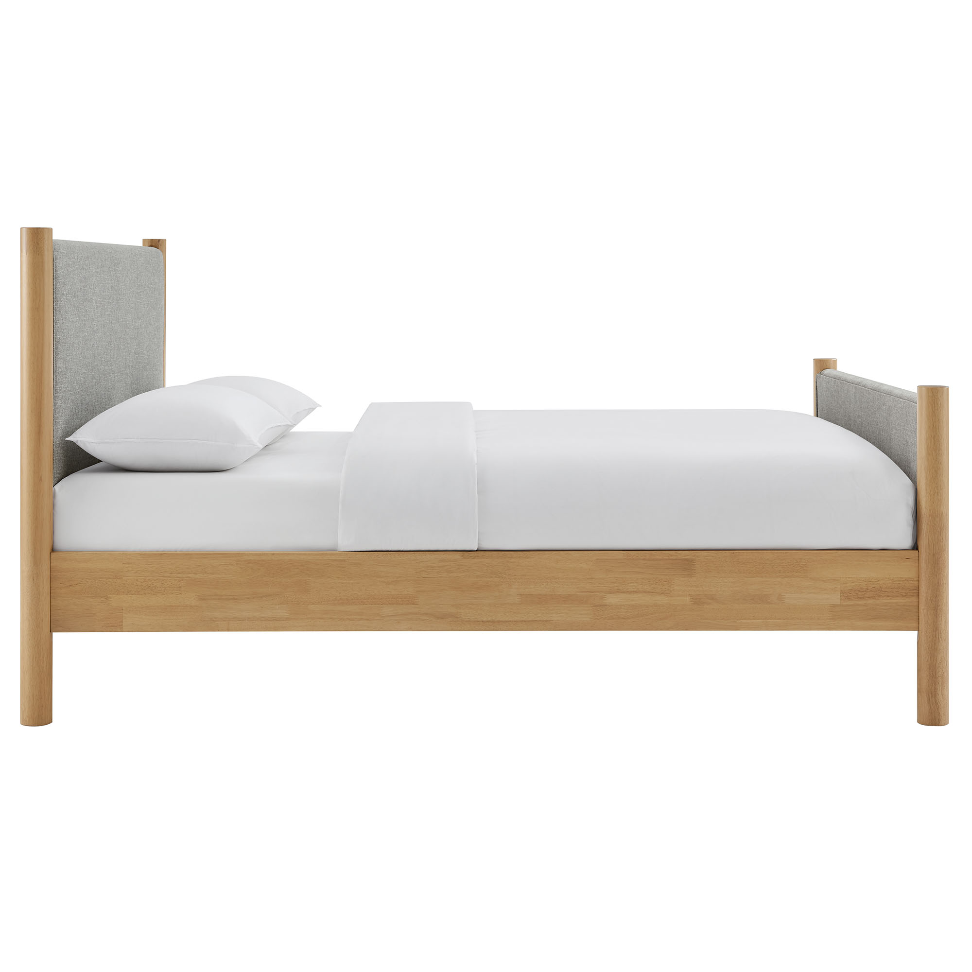 Maven King Size Fabric Upholstered Platform Bed