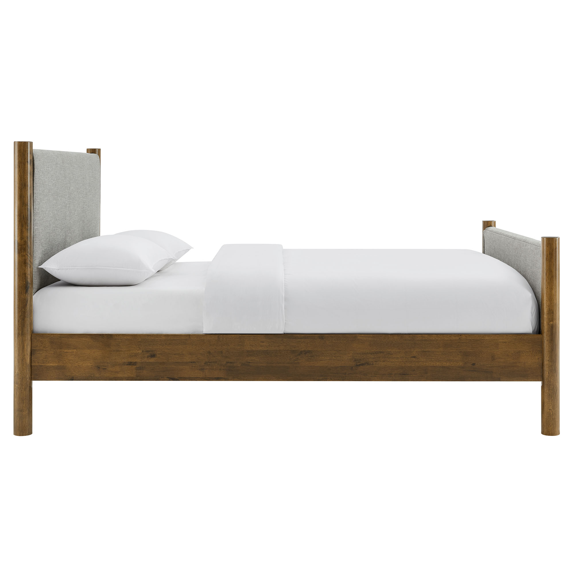 Maven King Size Fabric Upholstered Platform Bed