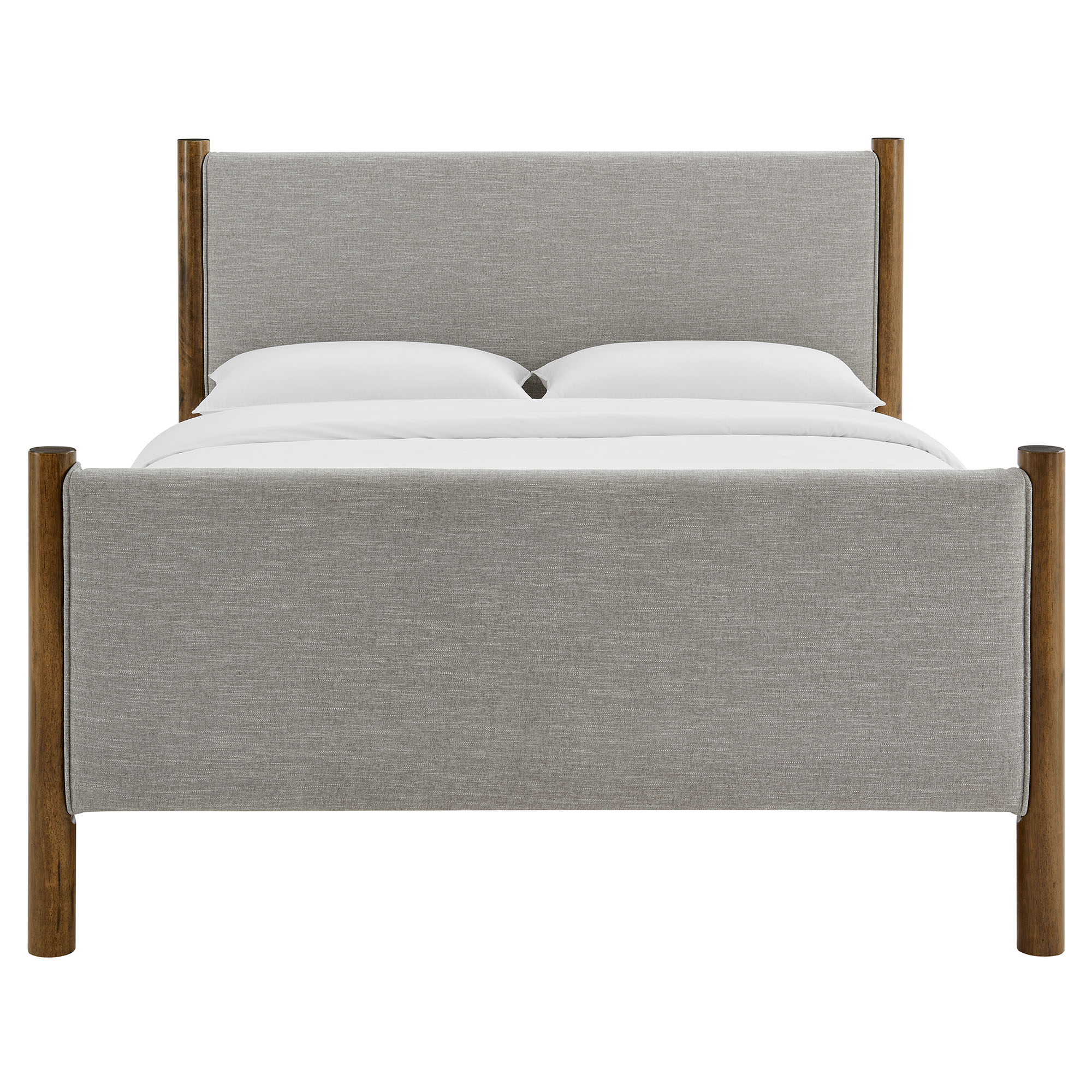 Maven King Size Fabric Upholstered Platform Bed