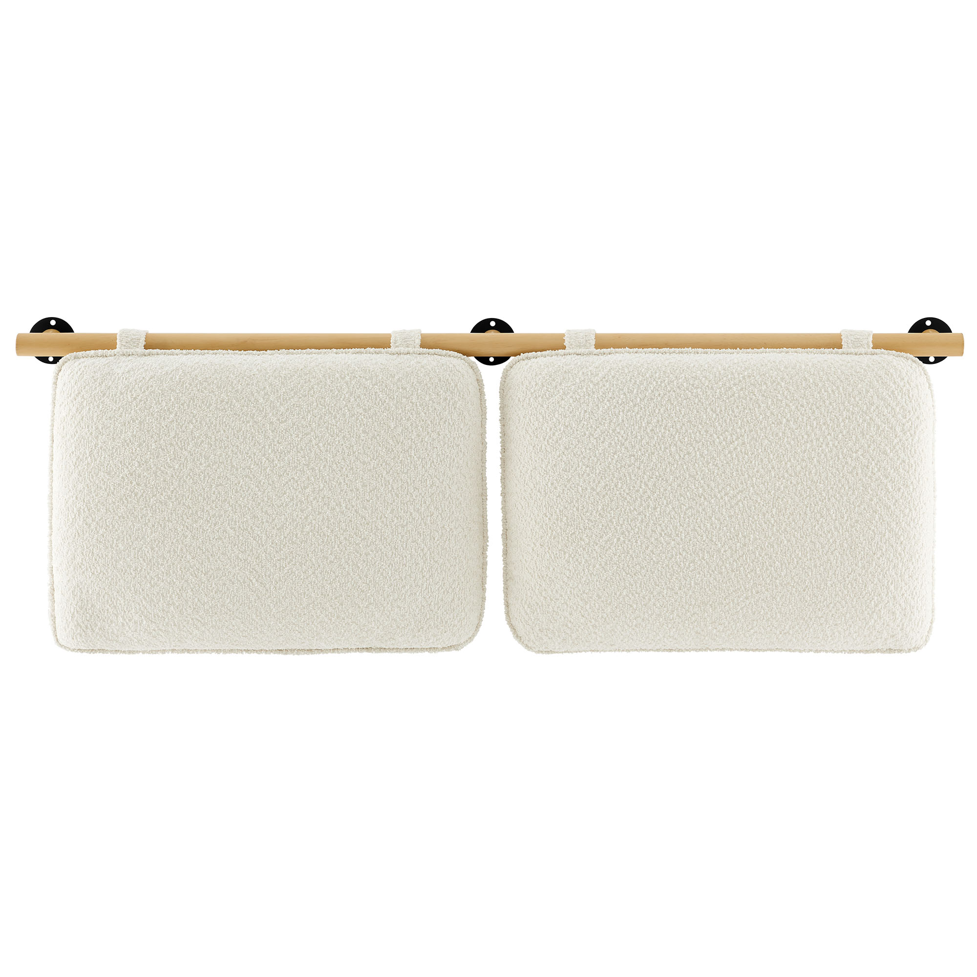 Anela Wall-Mounted Chenille Upholstered Full Headboard