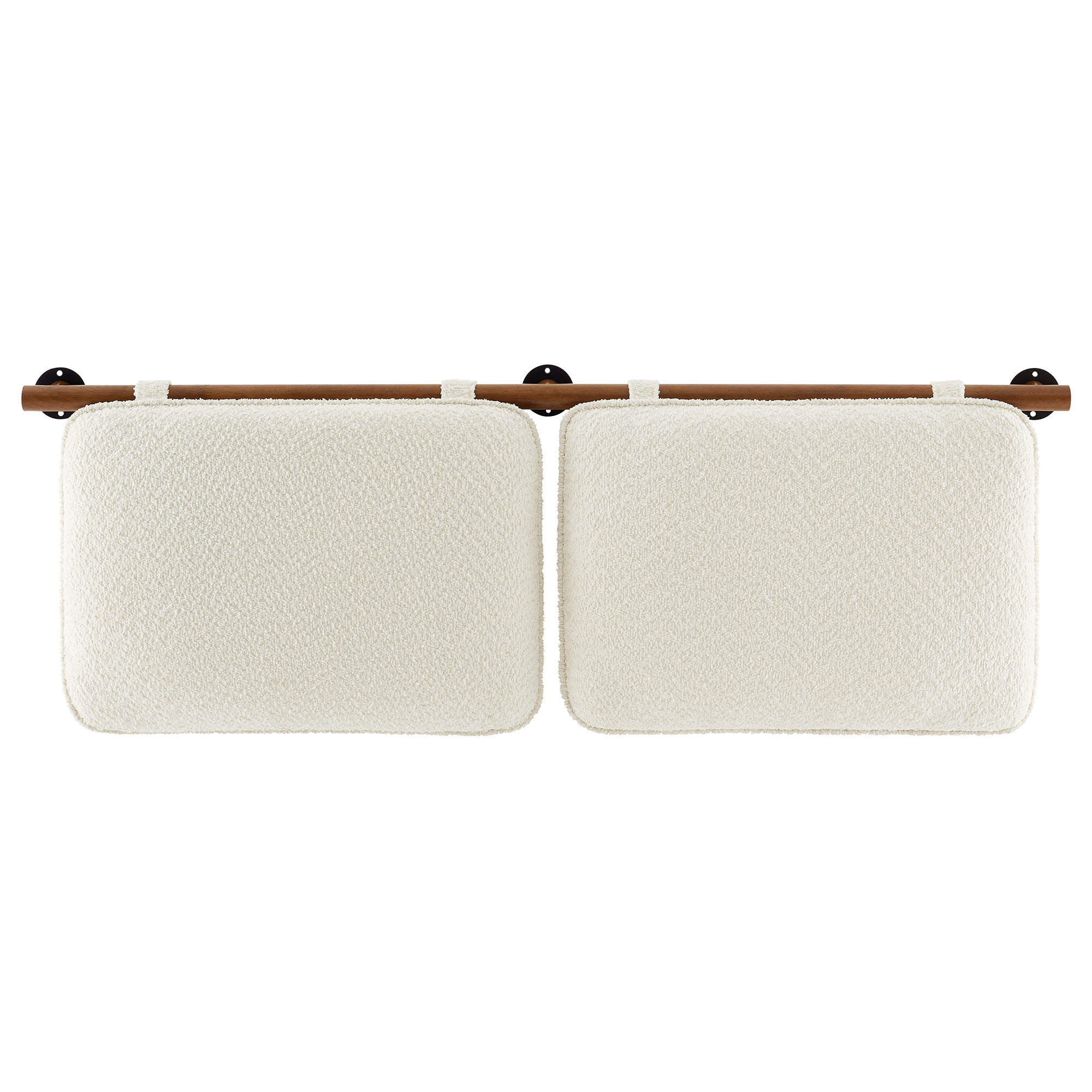 Anela Wall-Mounted Chenille Upholstered Queen Headboard