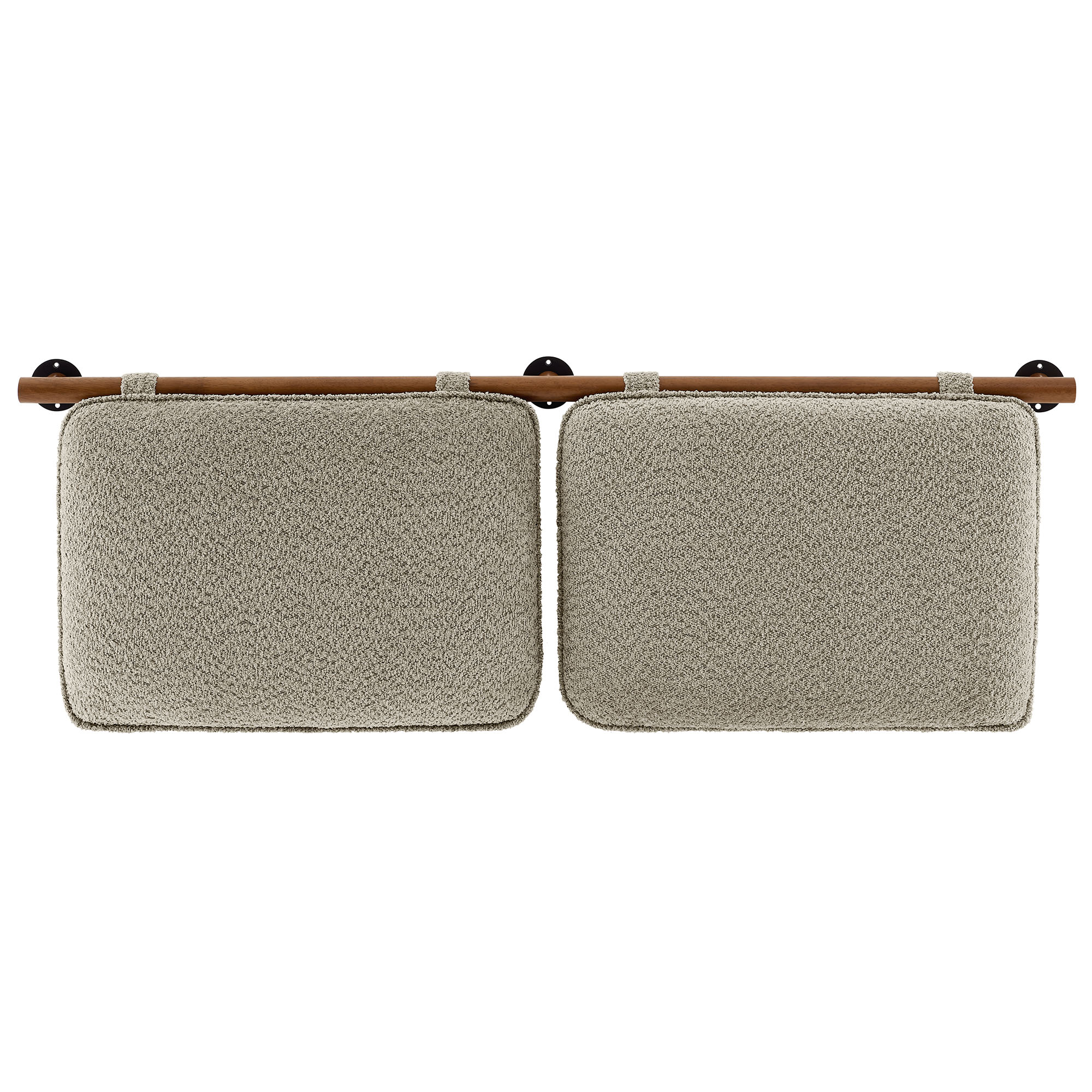 Anela Wall-Mounted Chenille Upholstered Queen Headboard