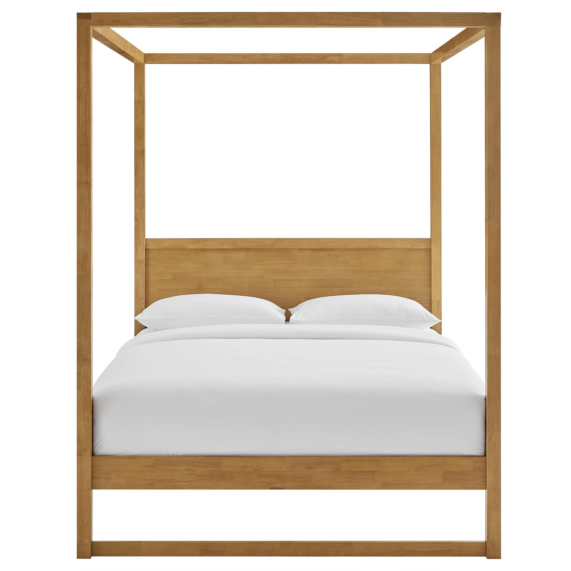 Alva Queen Wood Canopy Platform Bed