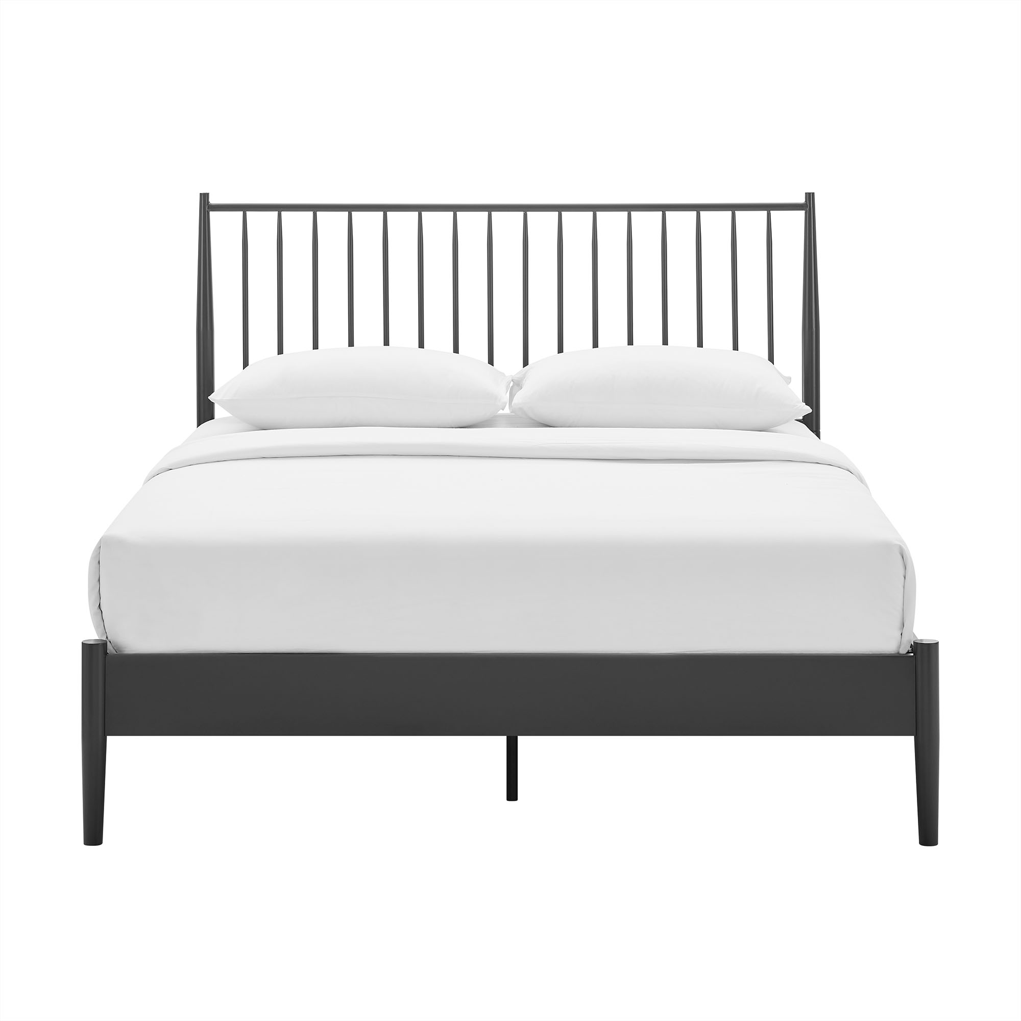 Adair Spindle Metal Queen Platform Bed
