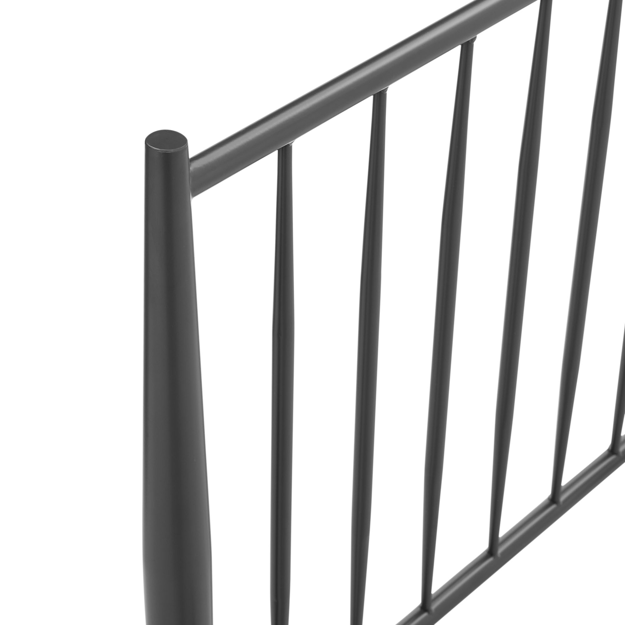 Adair Spindle Metal King Platform Bed