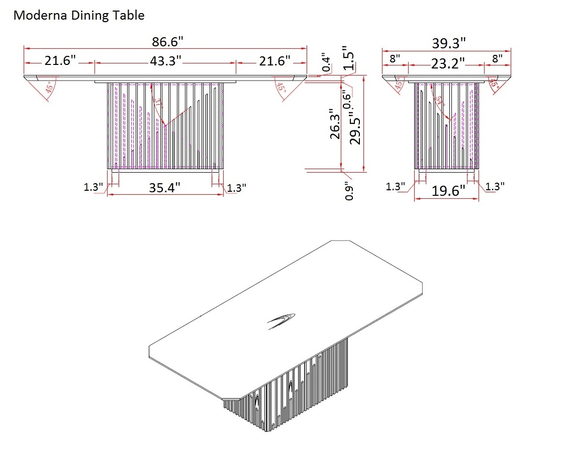 Moderna Dining Set