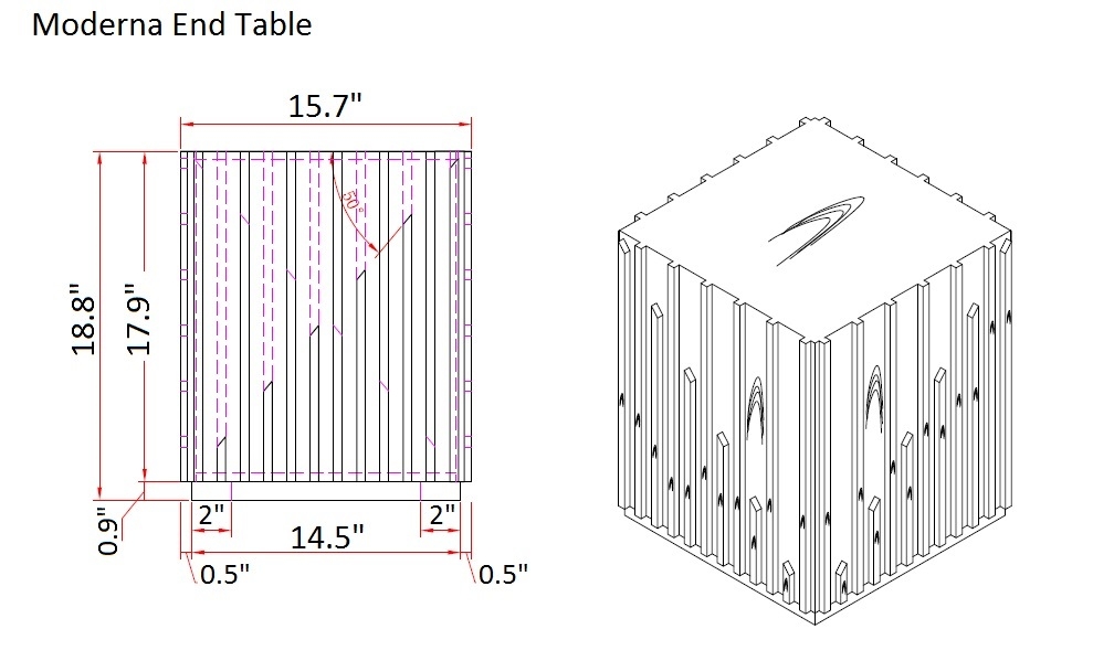 Moderna End Table