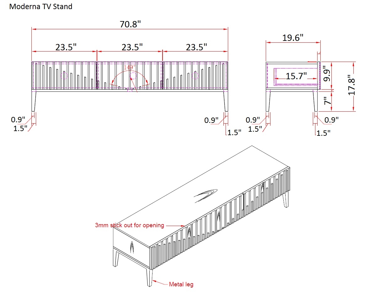 Moderna TV Stand