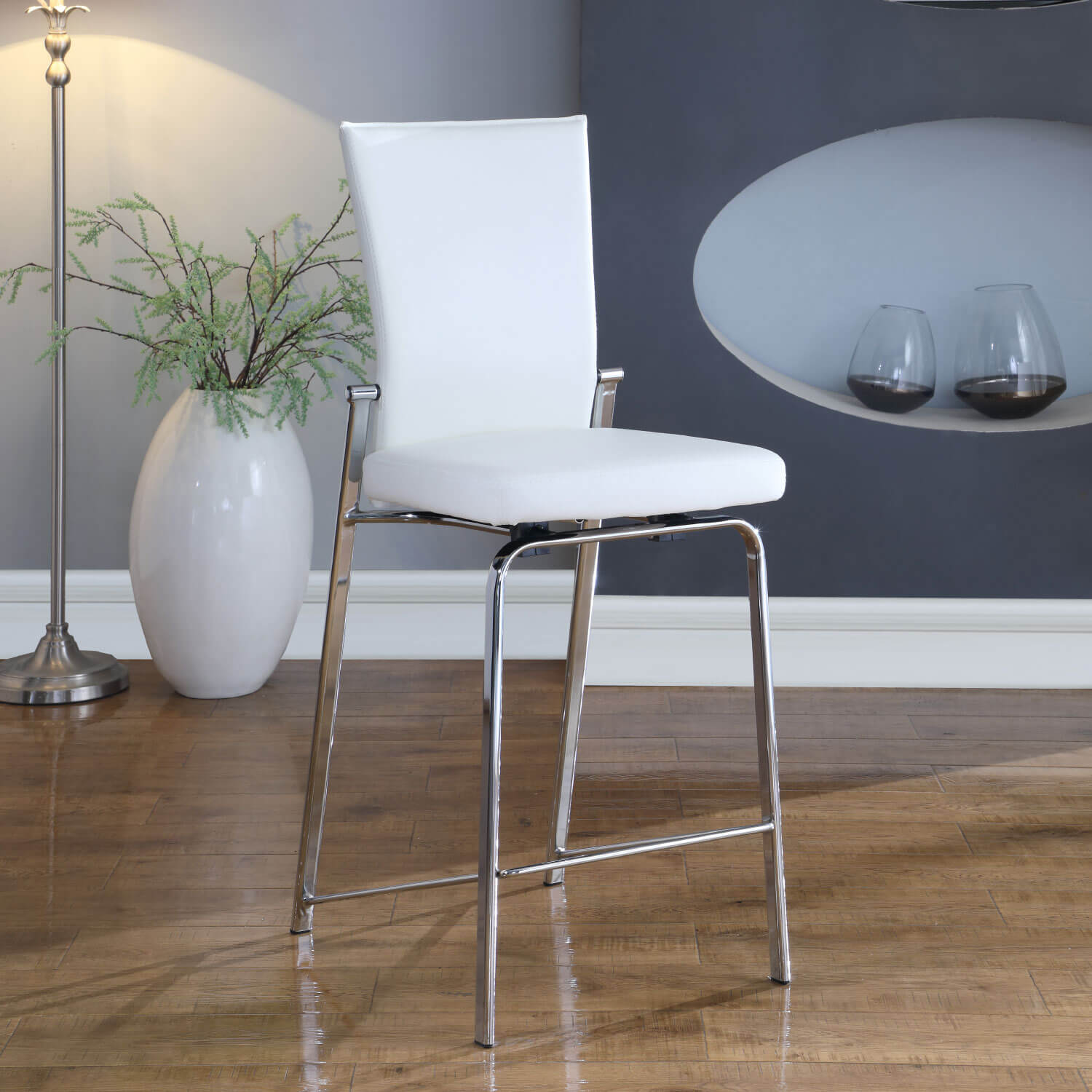 Molly Motion Back PU Counter Stool