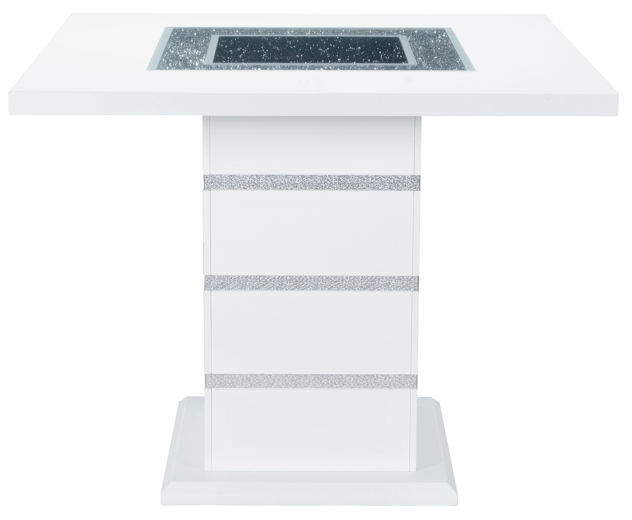 Monaco Wood Square Dining Bar Set
