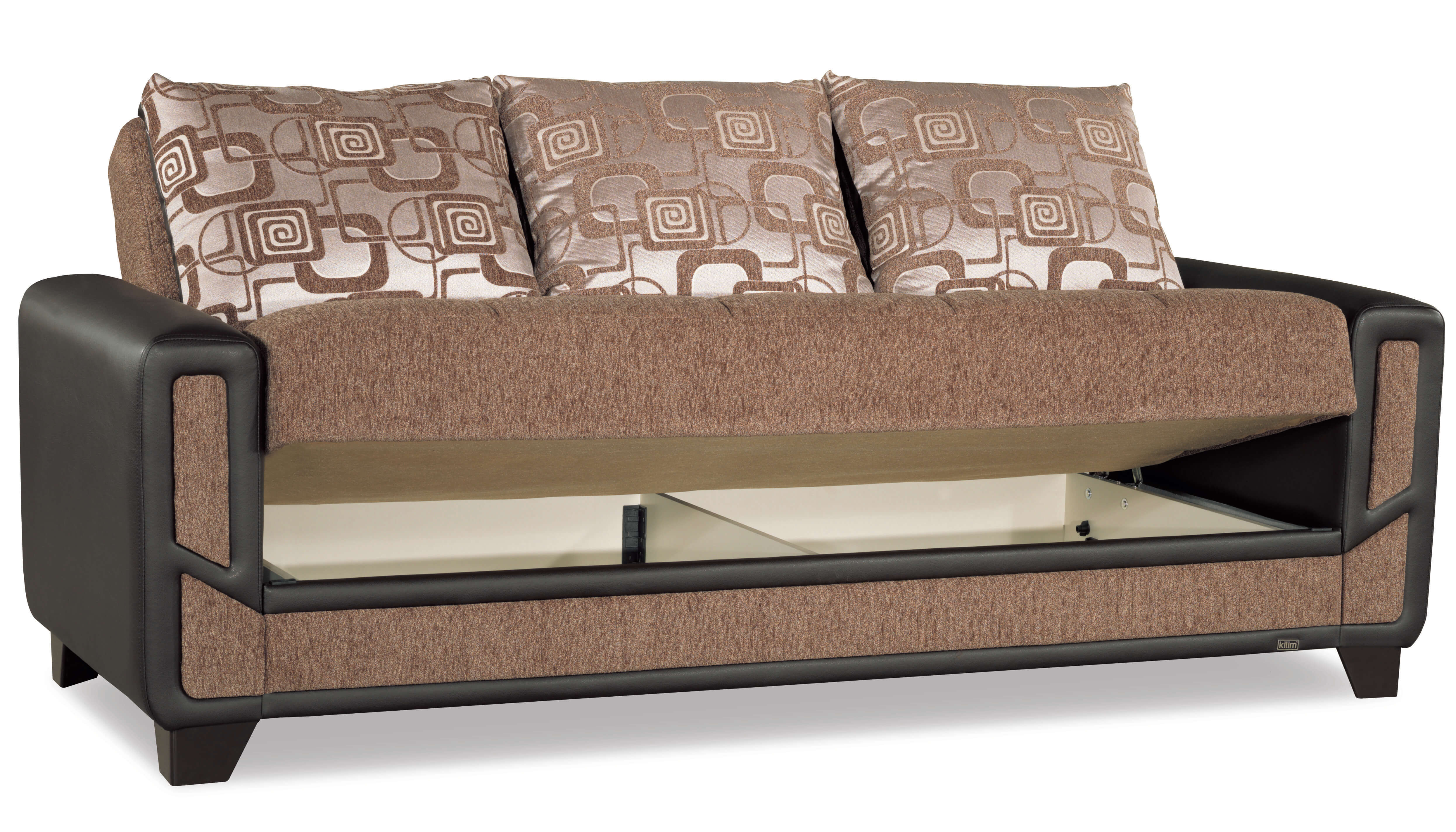 SM Mondo Fabric/PU Sleeper Sofa
