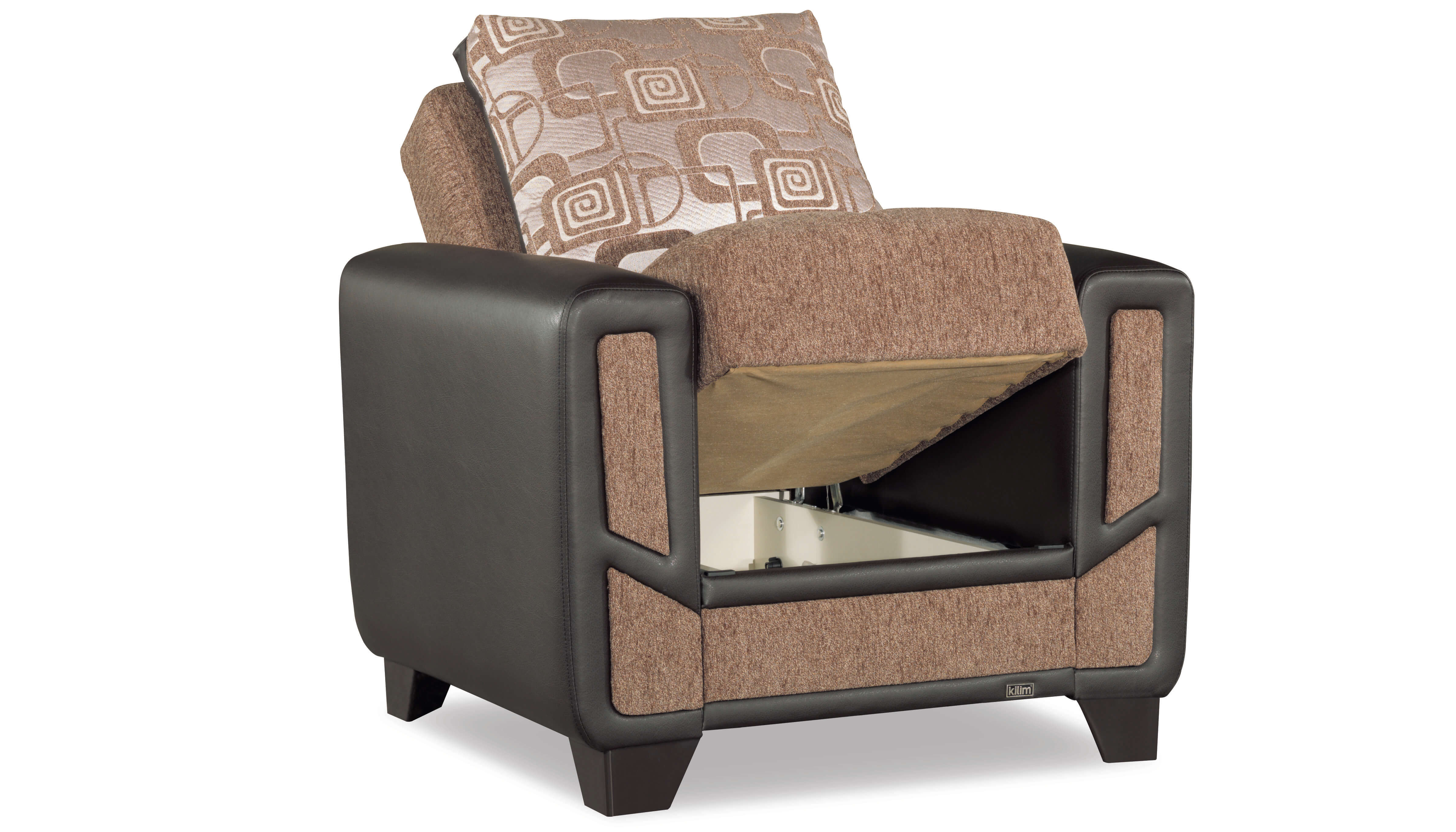 Mondo Modern Chair, Brown by Casamode