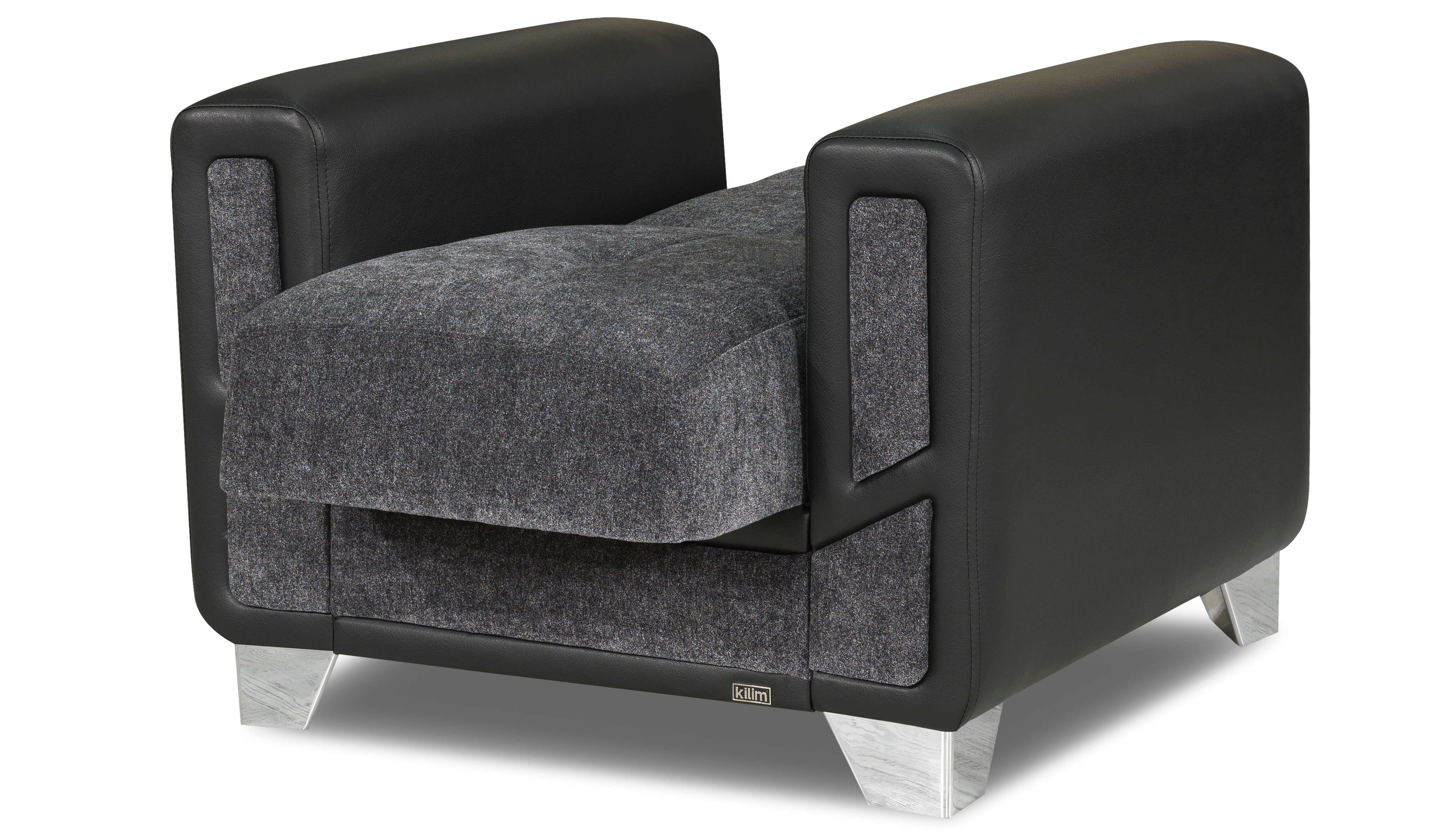 Mondo Modern Chair, Gray by Casamode