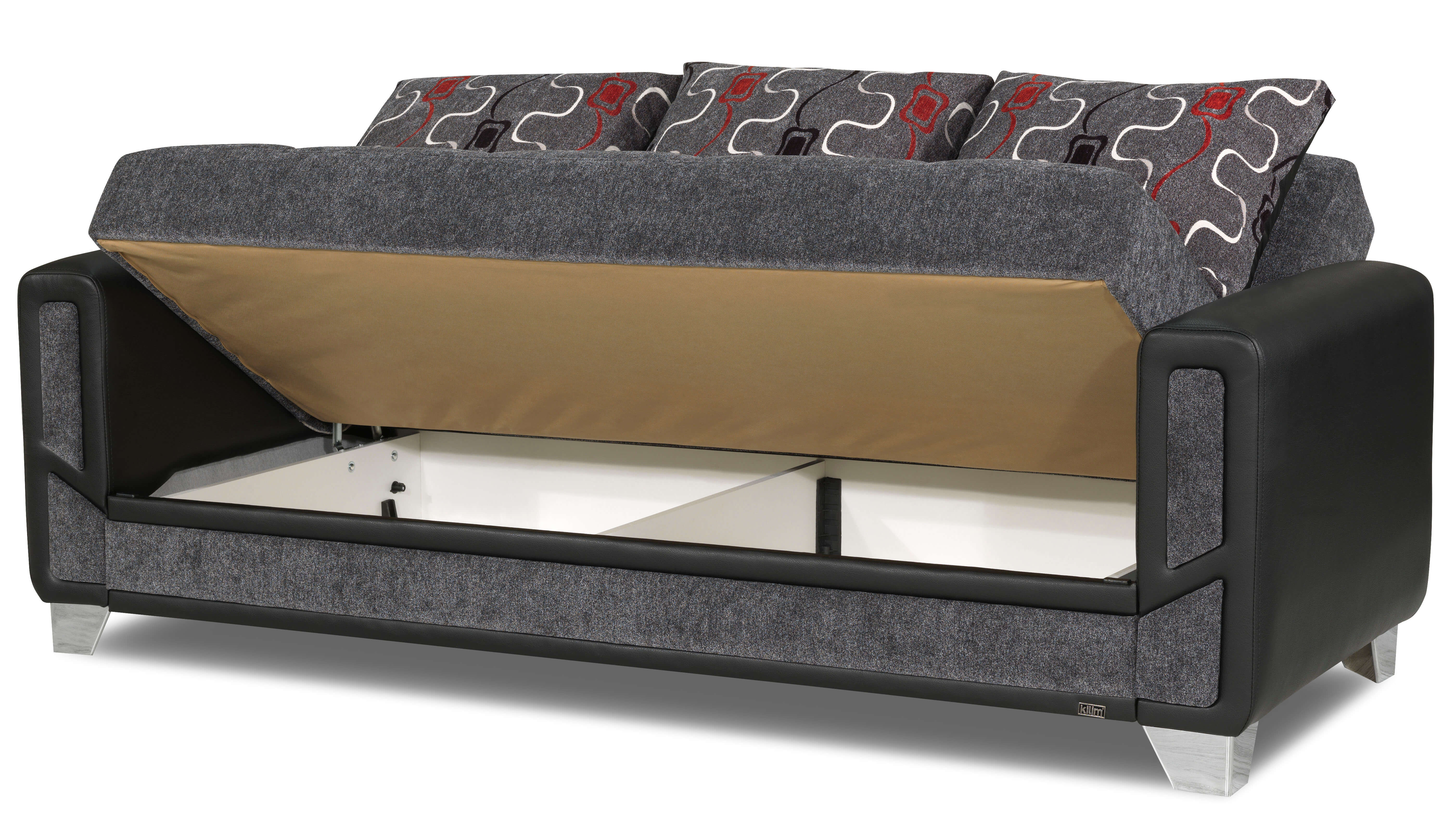 Mondo Modern Sofa, Gray by Casamode