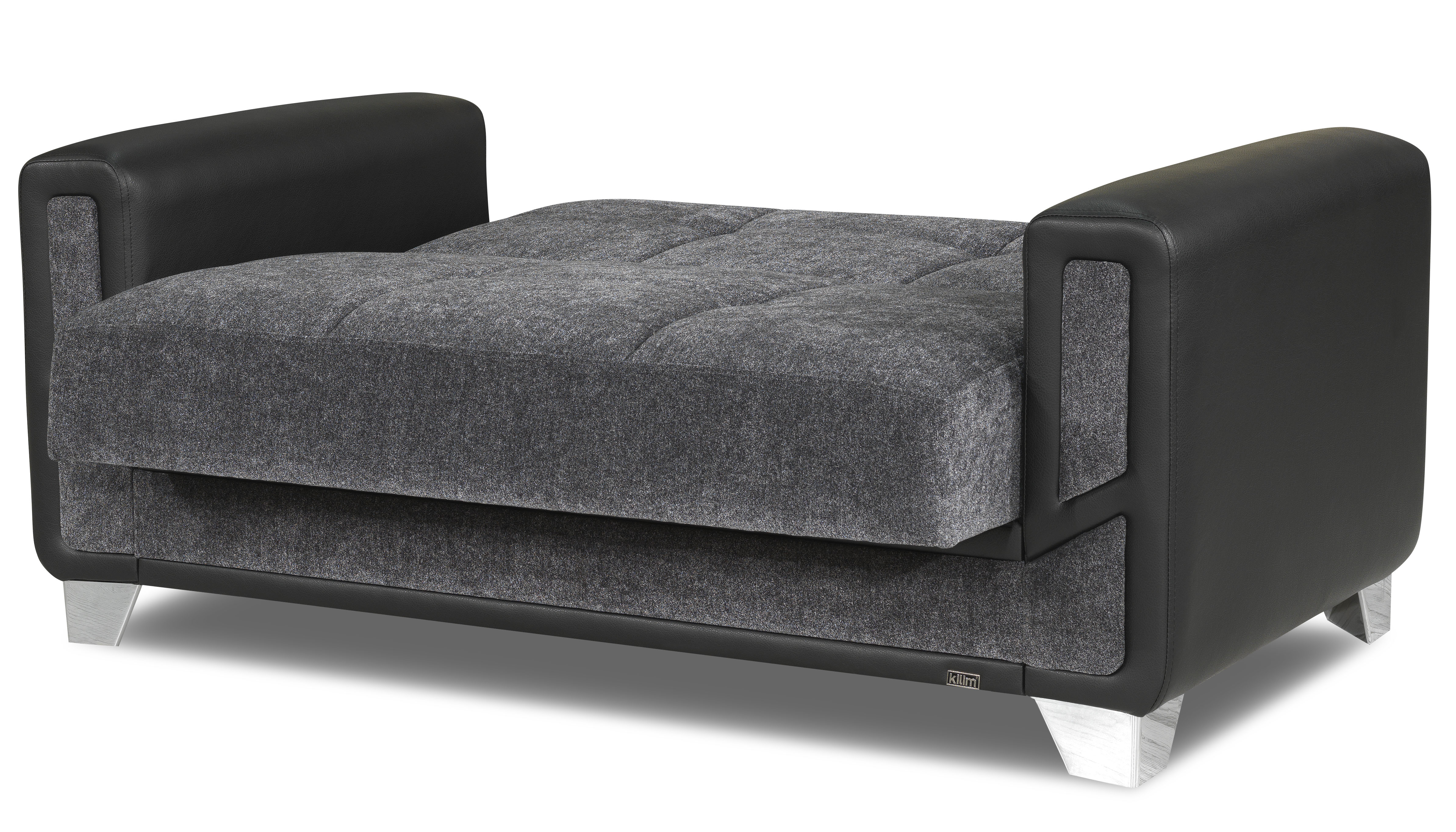 Mondo Modern Loveseat, Gray by Casamode