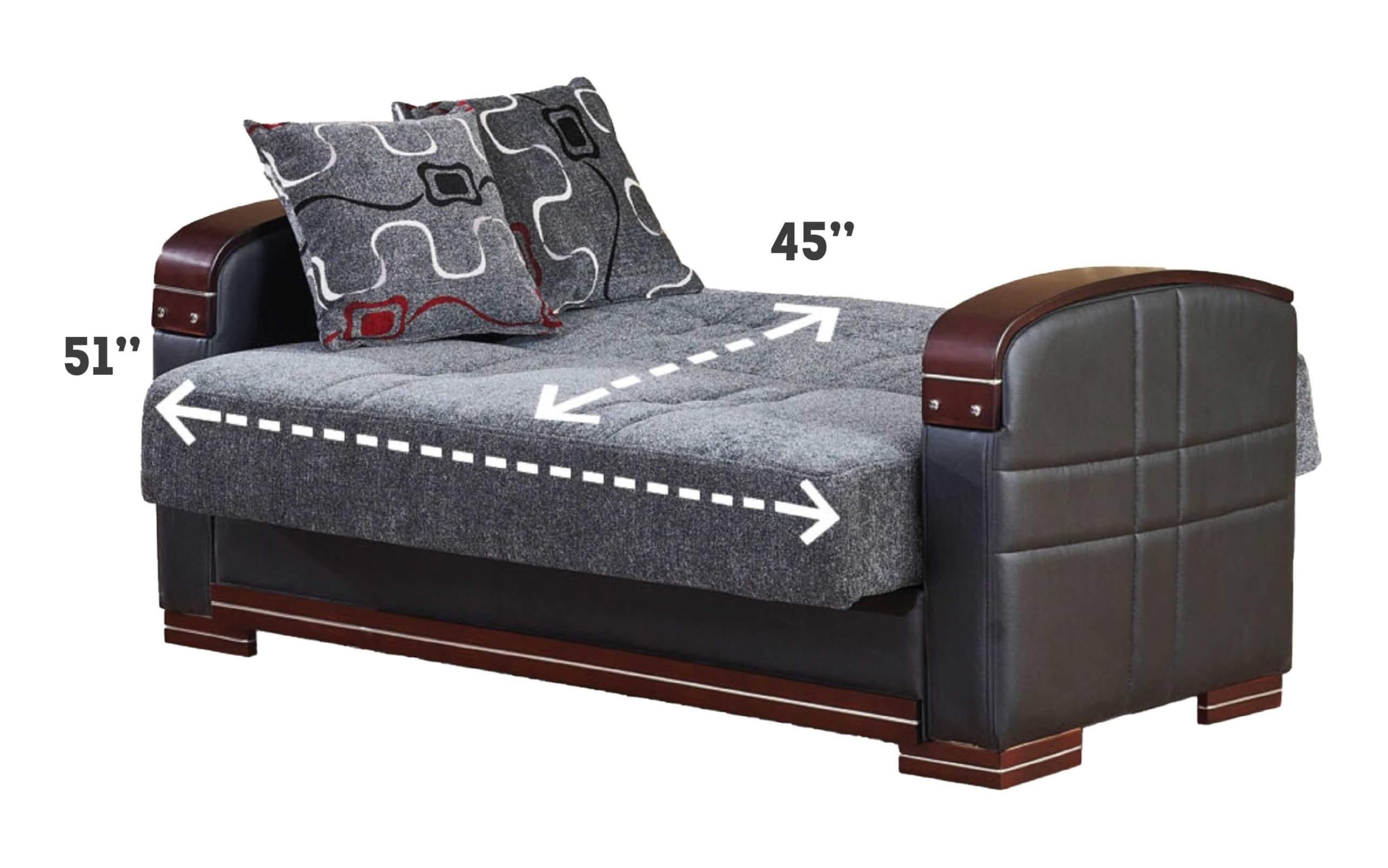 Metropol Sofa Bed dimensions