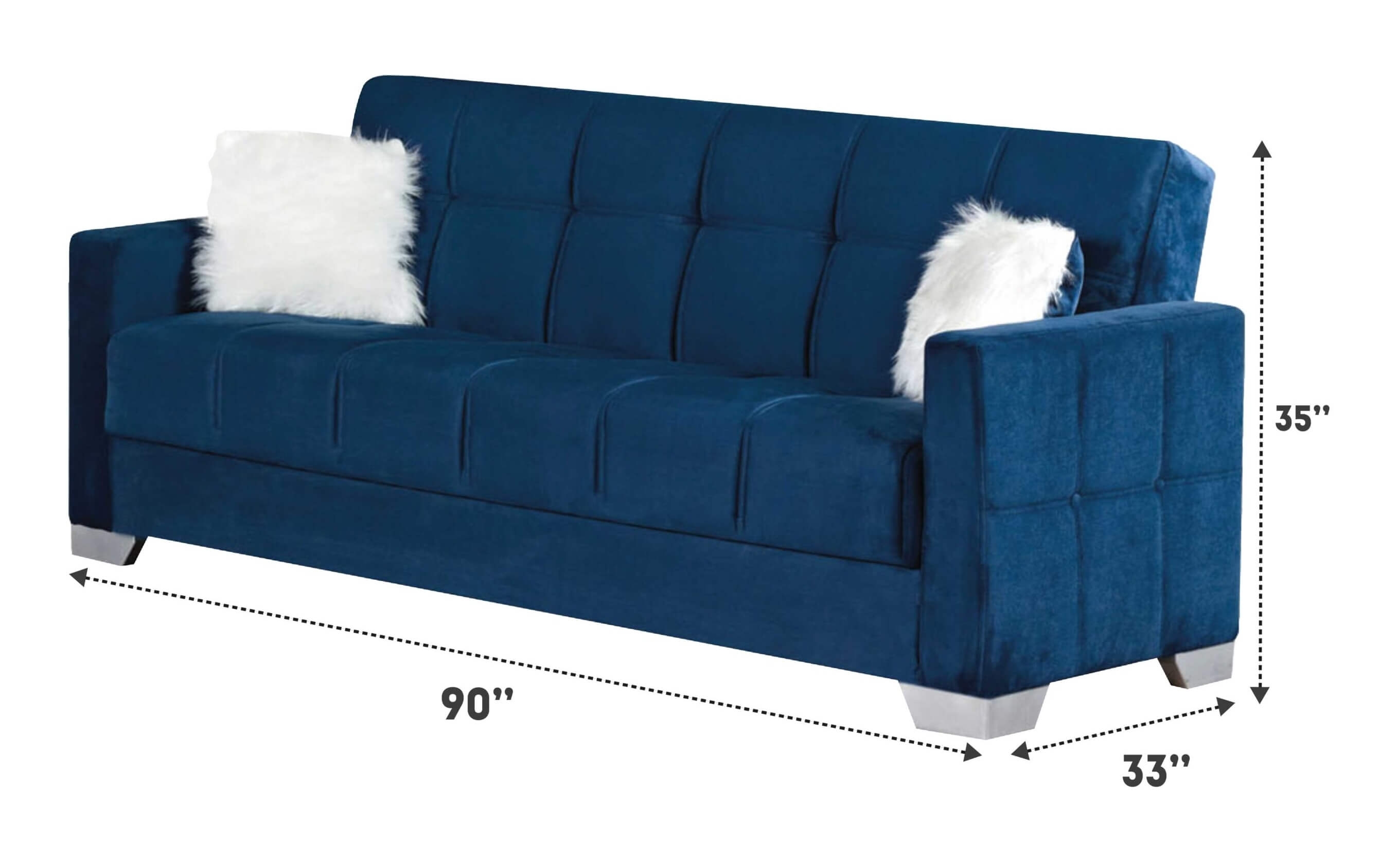 Montreal Fabric Storage Sofabed