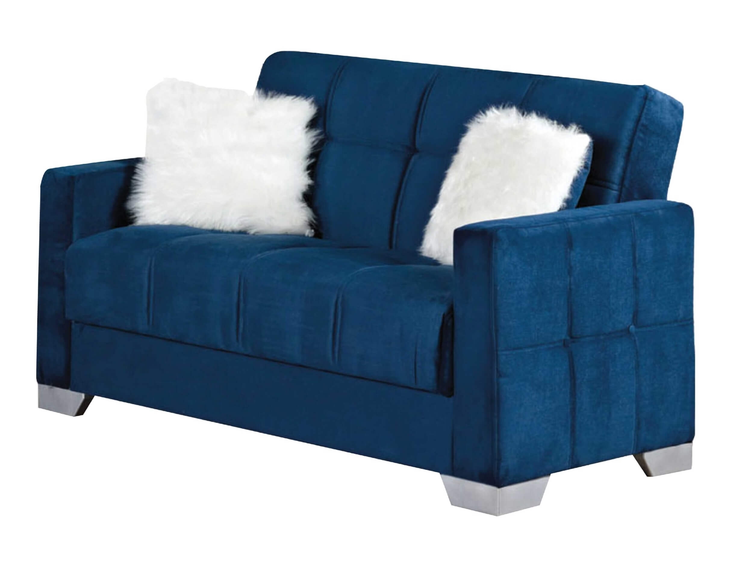 Montreal Fabric Storage Sleeper Living Room Set