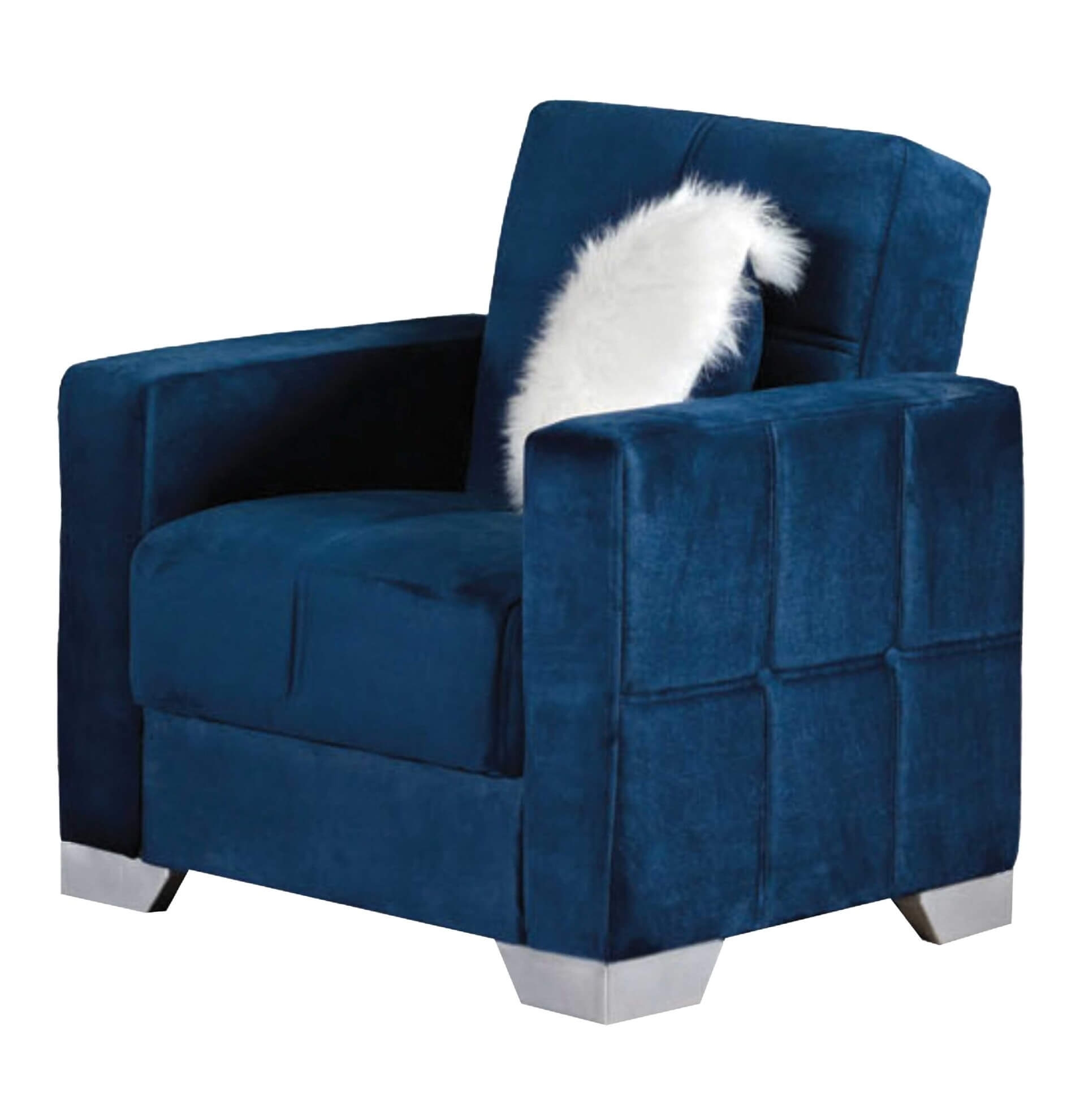 Montreal Fabric Storage Sleeper Living Room Set