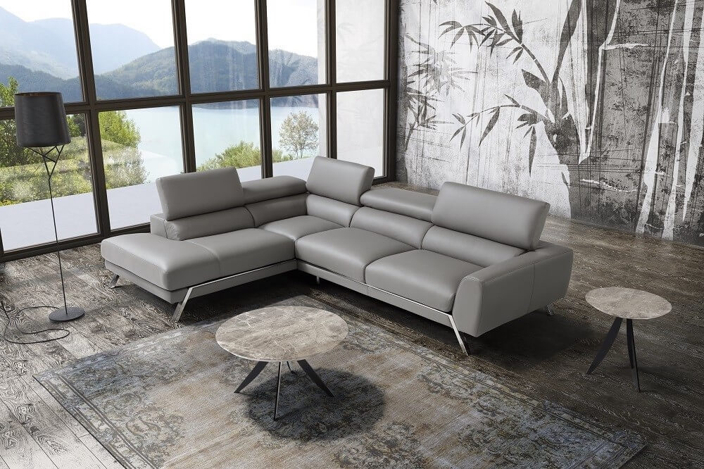 Mood Premium Leather Sectional