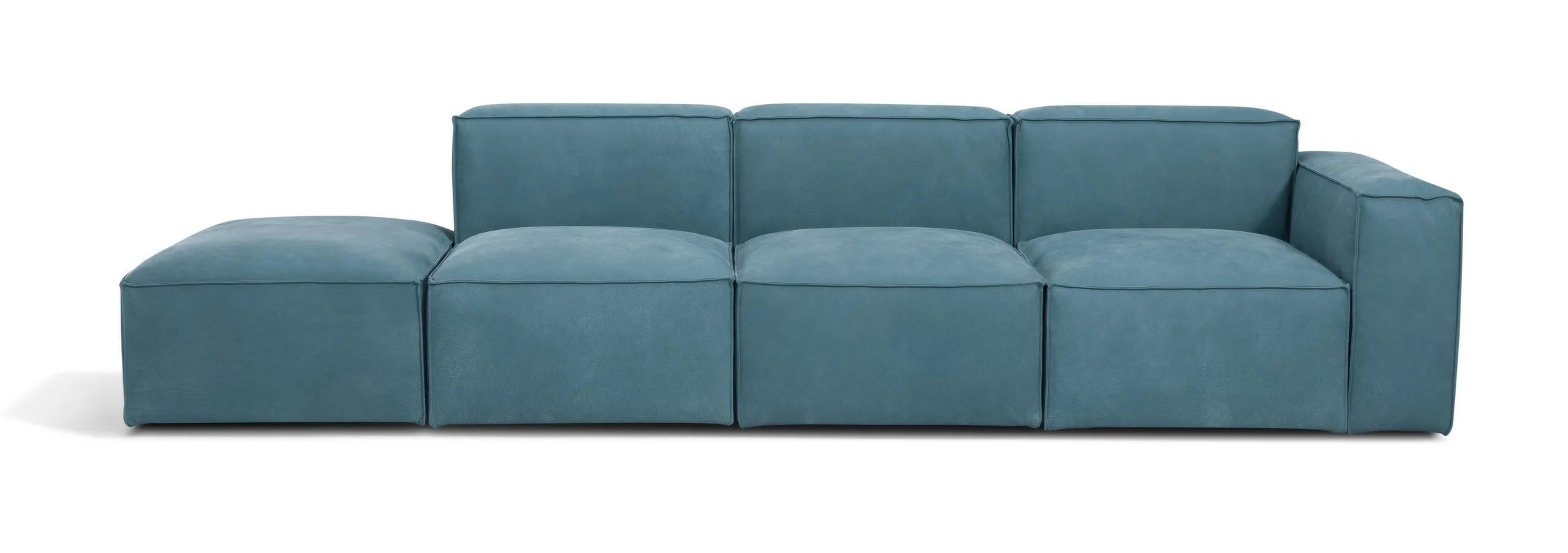 Moon Leather Modular Sectional Sofa