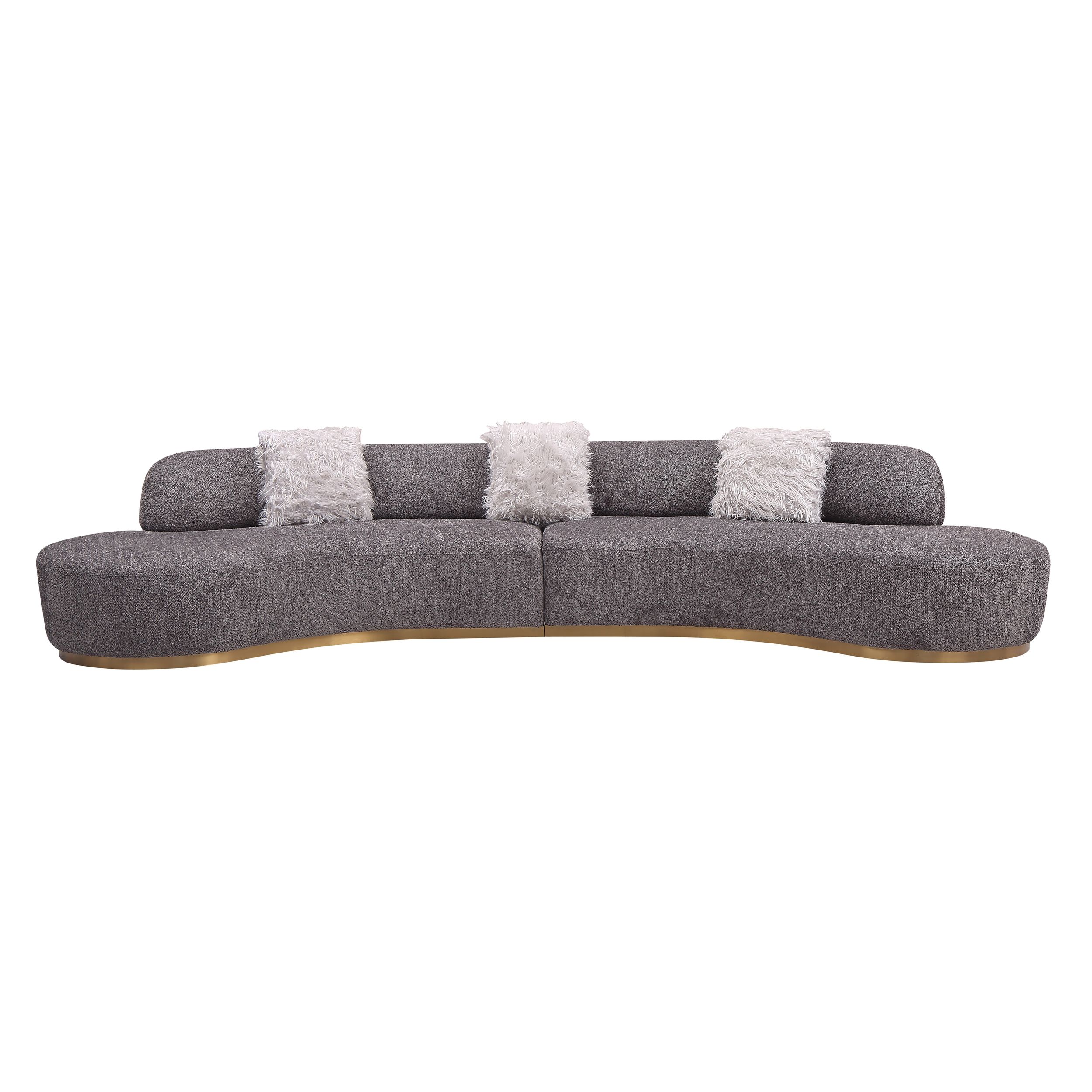 Moon Fabric Sectional Sofa