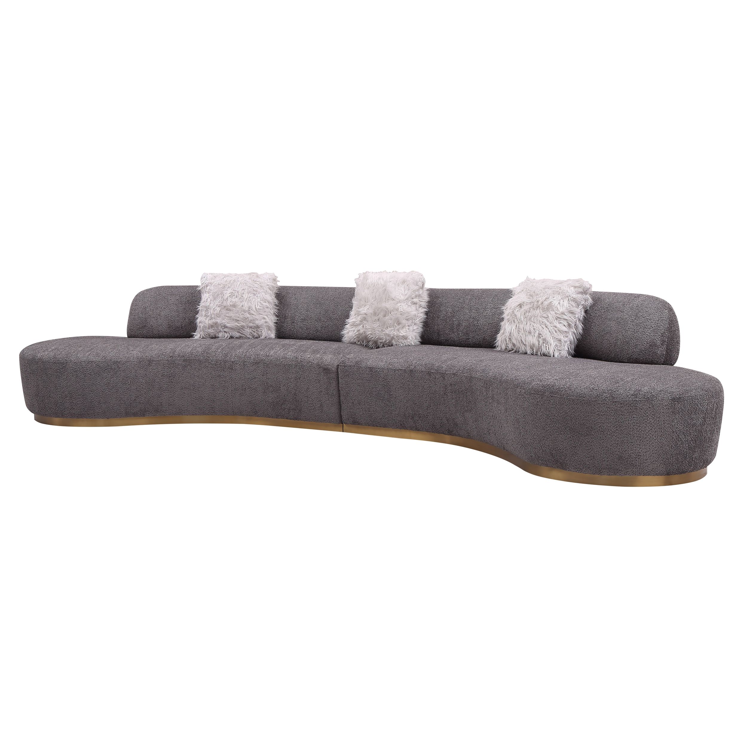 Moon Fabric Sectional Sofa