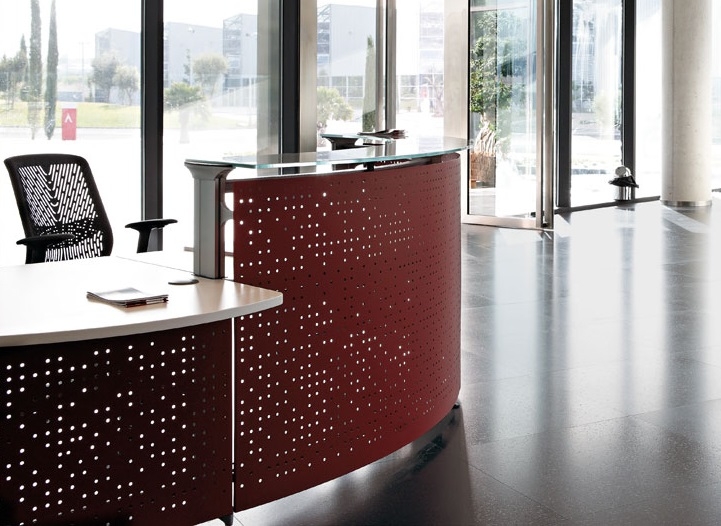 Actiu Informa Countertop ADA Compliance Reception Desk