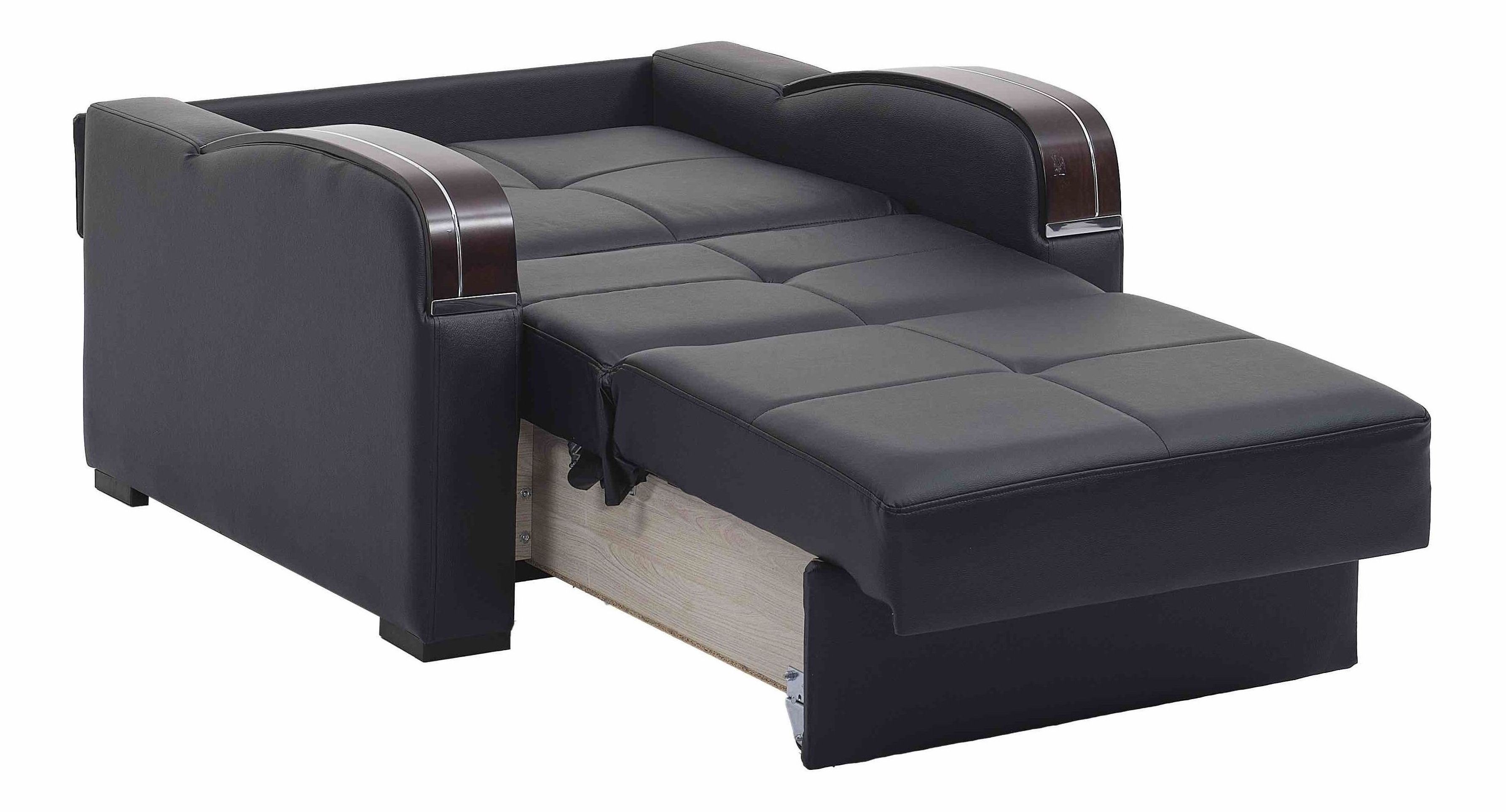 Sleep Plus PU Convertible Chair