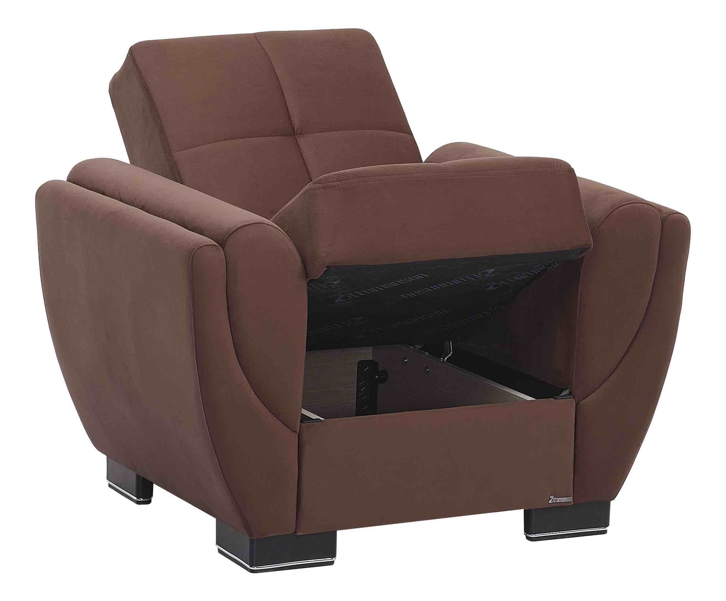Armada Air Microfiber Fabric Convertible Sleeper Chair